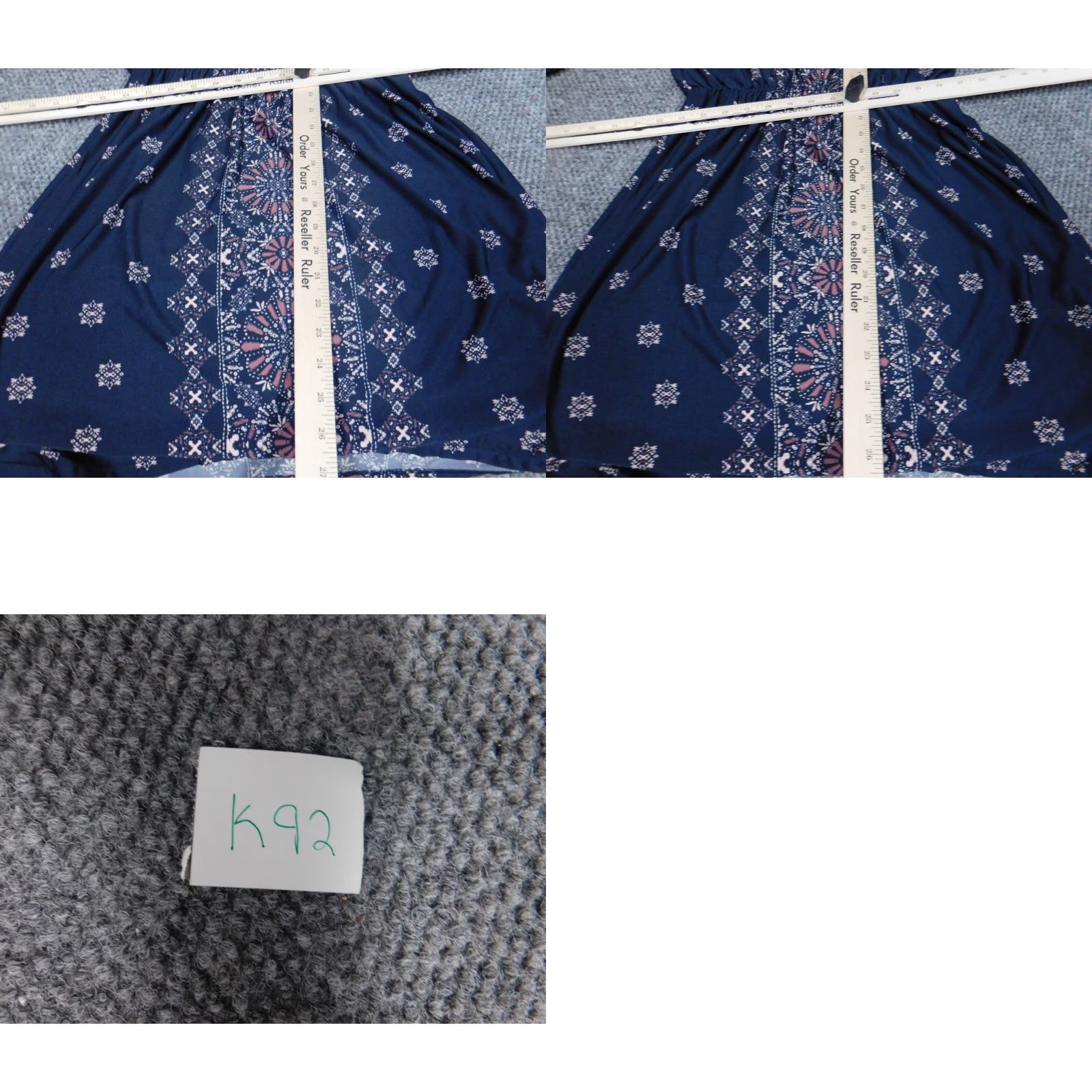 Vintage Maurices Blouse Shirt Womens S Blue Floral Pullover Cap Sleeve Collared Tunic Stretch Casual Regular Modern Classic Size S / US 4 / IT 40 - 9 Thumbnail