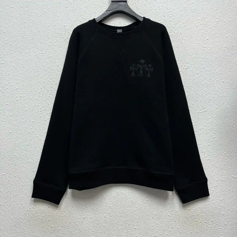 Chrome Hearts Chrome Hearts Black Cotton Logo Sweatshirt L 0089 Size US L / EU 52-54 / 3 - 1 Thumbnail