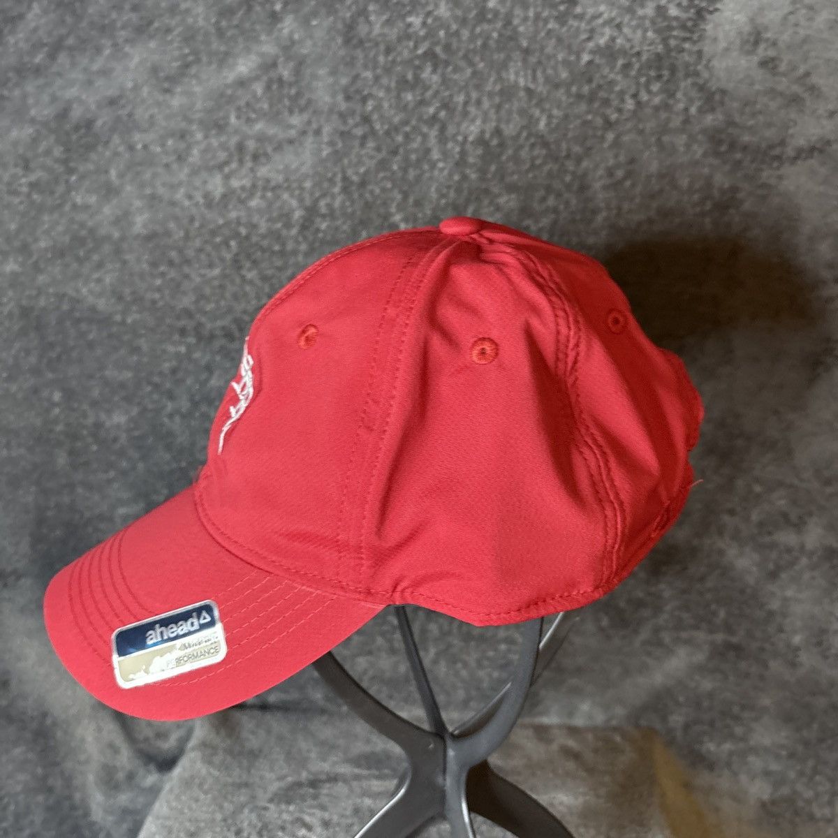 Other Active Cap Ahead Red Golf Hat FCA Hocket logo Size ONE SIZE - 4 Thumbnail