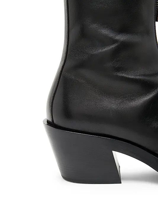 Alexander McQueen os11x0226 Sparrow Leather Boots in Black Size US 8 / EU 41 - 5 Thumbnail