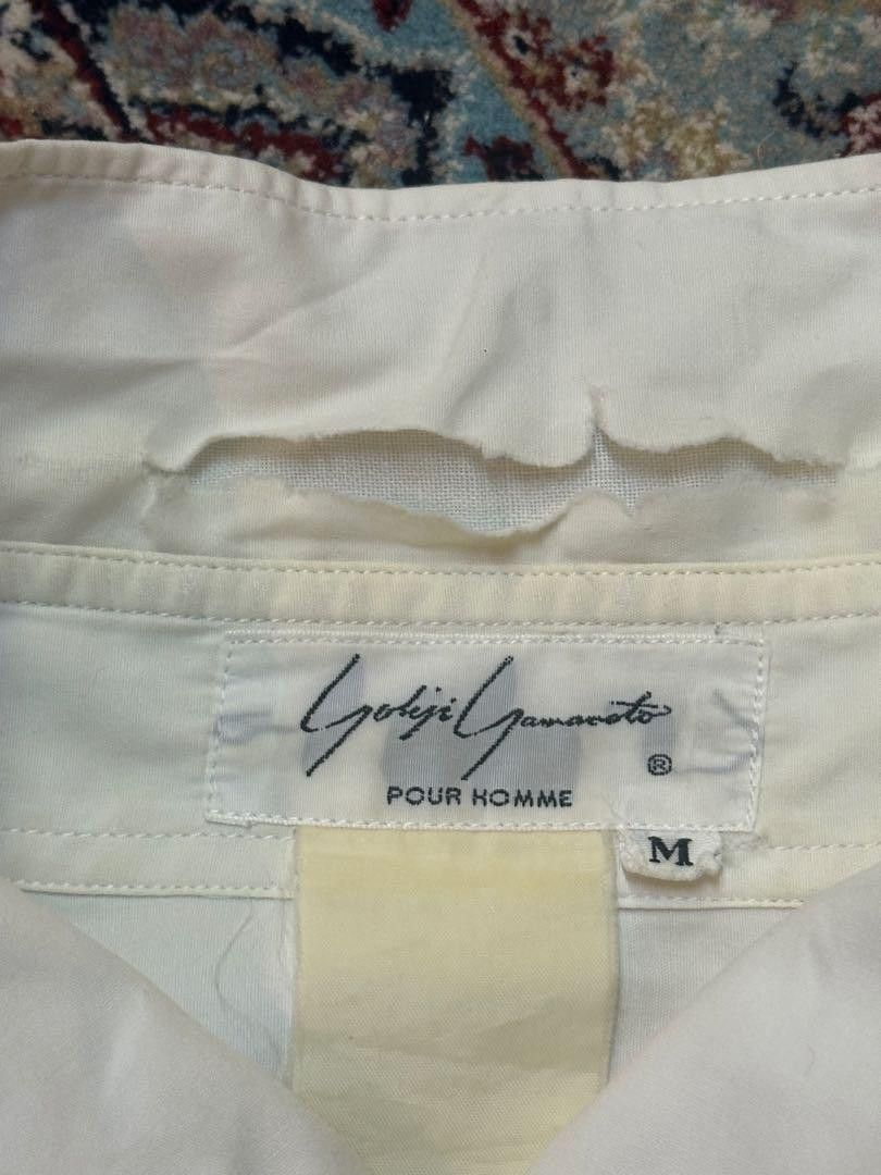 Yohji Yamamoto Yohji Yamamoto 1990S/S Dog Series Logo Shirt Size US M / EU 48-50 / 2 - 2 Thumbnail