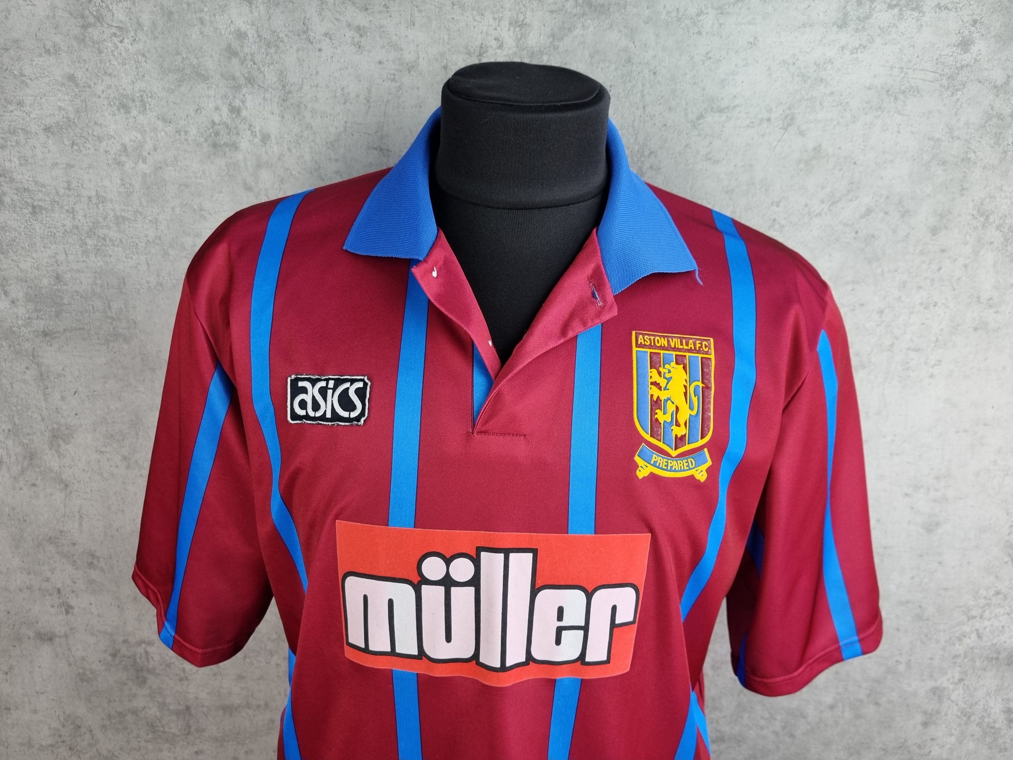 Asics × Vintage Aston Villa F.C. Prepared Vintage Jersey Size US L / EU 52-54 / 3 - 2 Thumbnail