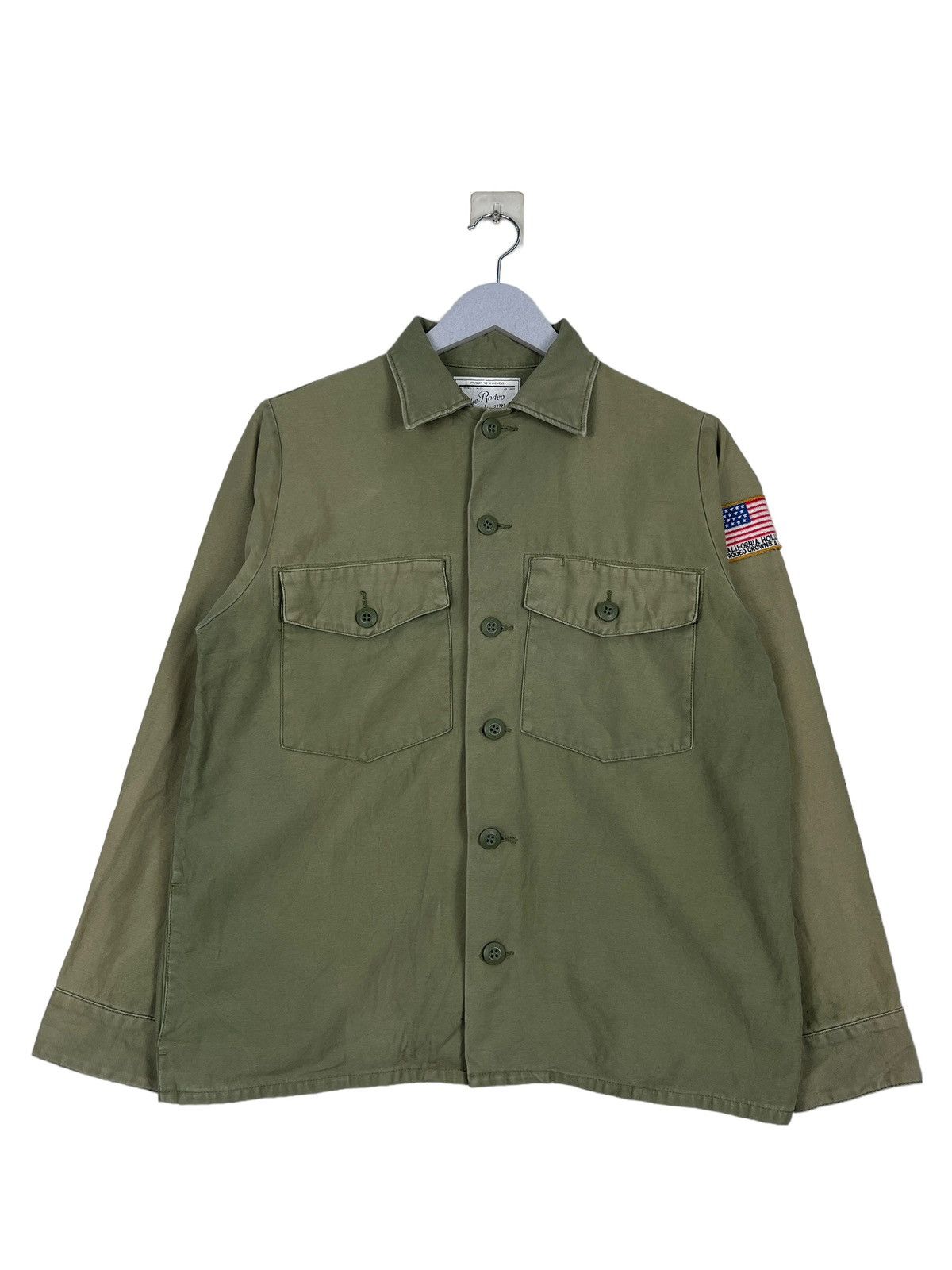 Japanese Brand 🔥 RODEO CROWNS MILITARY JACKET Size US M / EU 48-50 / 2 - 3 Thumbnail
