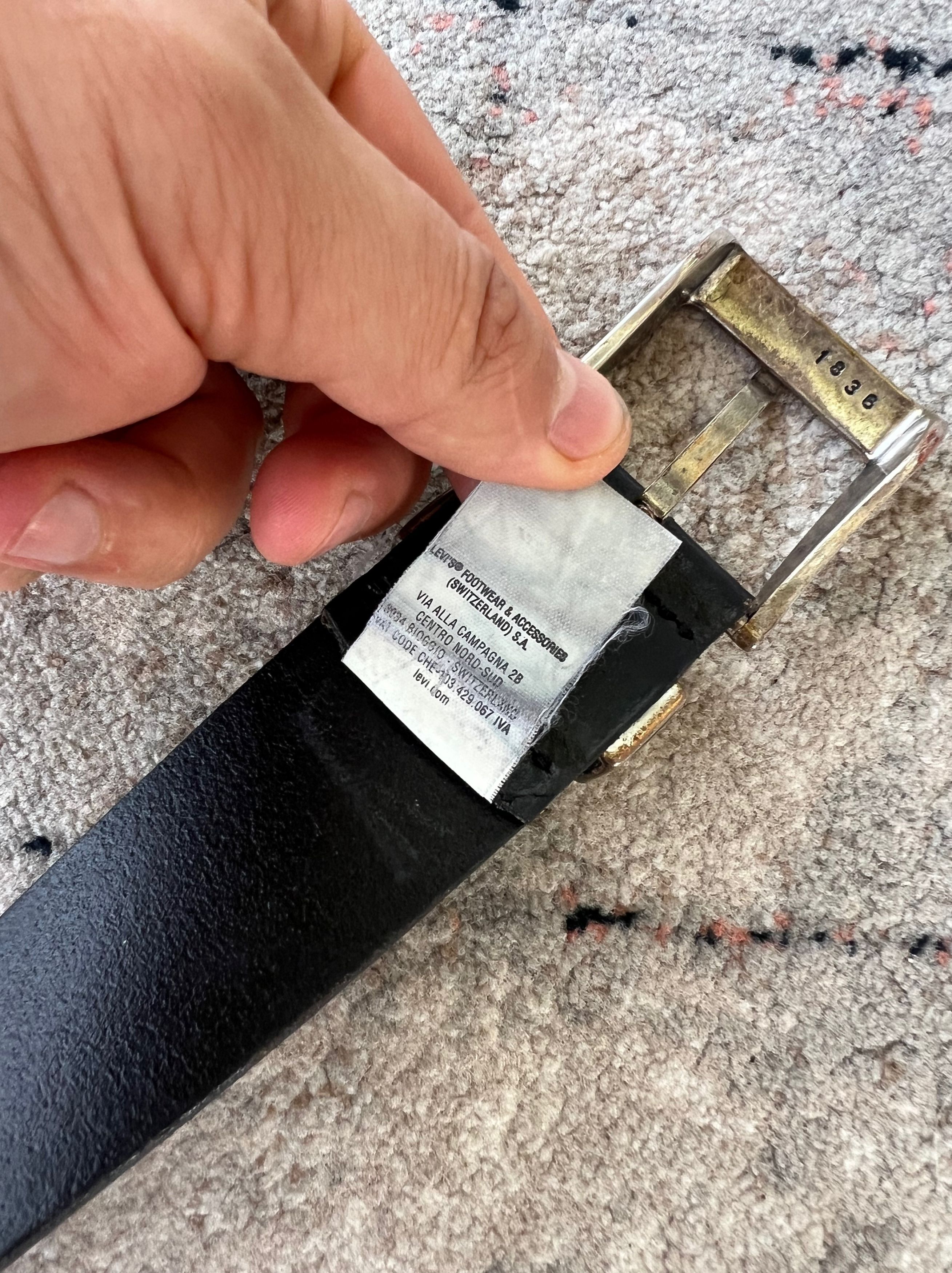 Leather × Levi's Levi's Leather Belt Size ONE SIZE - 8 Thumbnail
