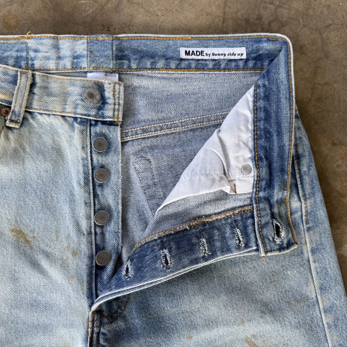Levi's Vintage Clothing W32 Vintage Levi's 501 Faded Mud Washer Denim Jean Size US 32 / EU 48 - 7 Thumbnail