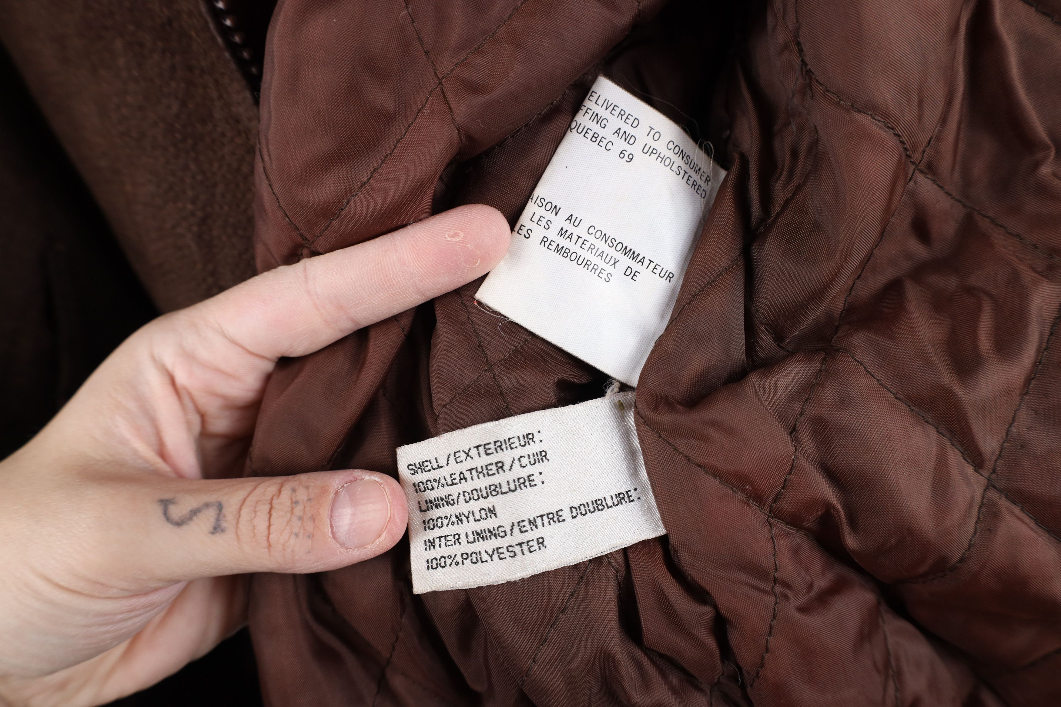 Vintage Vintage 80s 90s Streetwear Suede Leather Bomber Jacket Size XL / US 12-14 / IT 48-50 - 12 Thumbnail