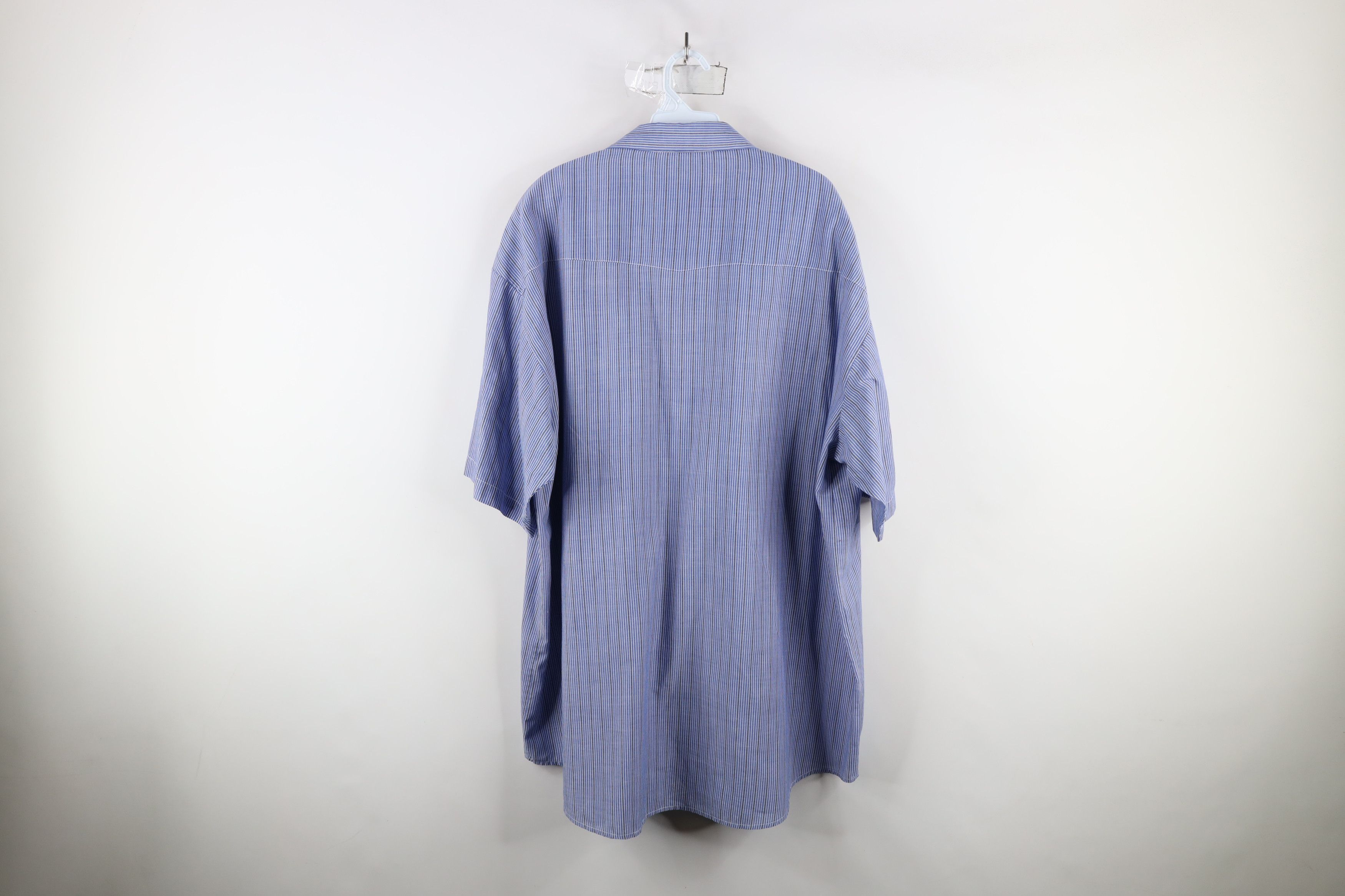 Vintage Vintage 90s Streetwear Striped Western Cowboy Button Shirt Size US XXL / EU 58 / 5 - 10 Thumbnail