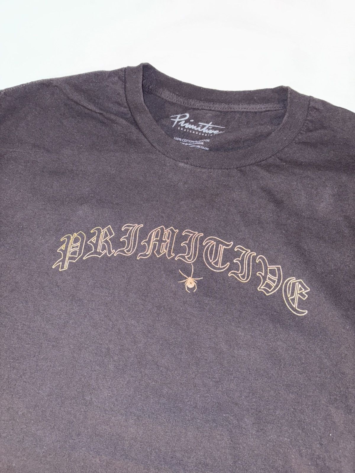Primitive Primitive Skateboarding Spider Web Graphic Black SS T-Shirt Size US L / EU 52-54 / 3 - 2 Thumbnail