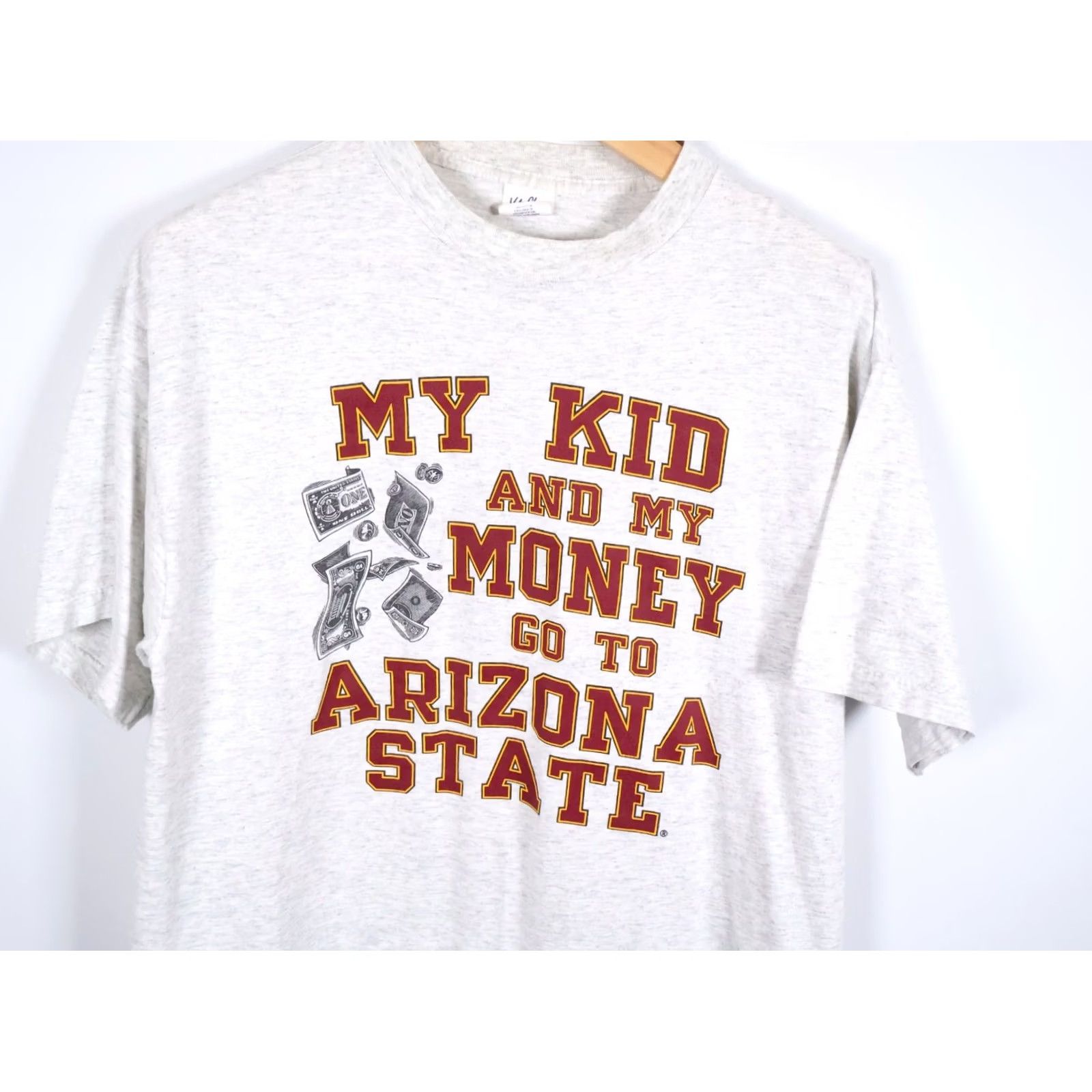 Velva Sheen VINTAGE Velva Sheen Arizona State University T-Shirt Mens XL Gray Single Stitch VTG Size US XL / EU 56 / 4 - 4 Thumbnail