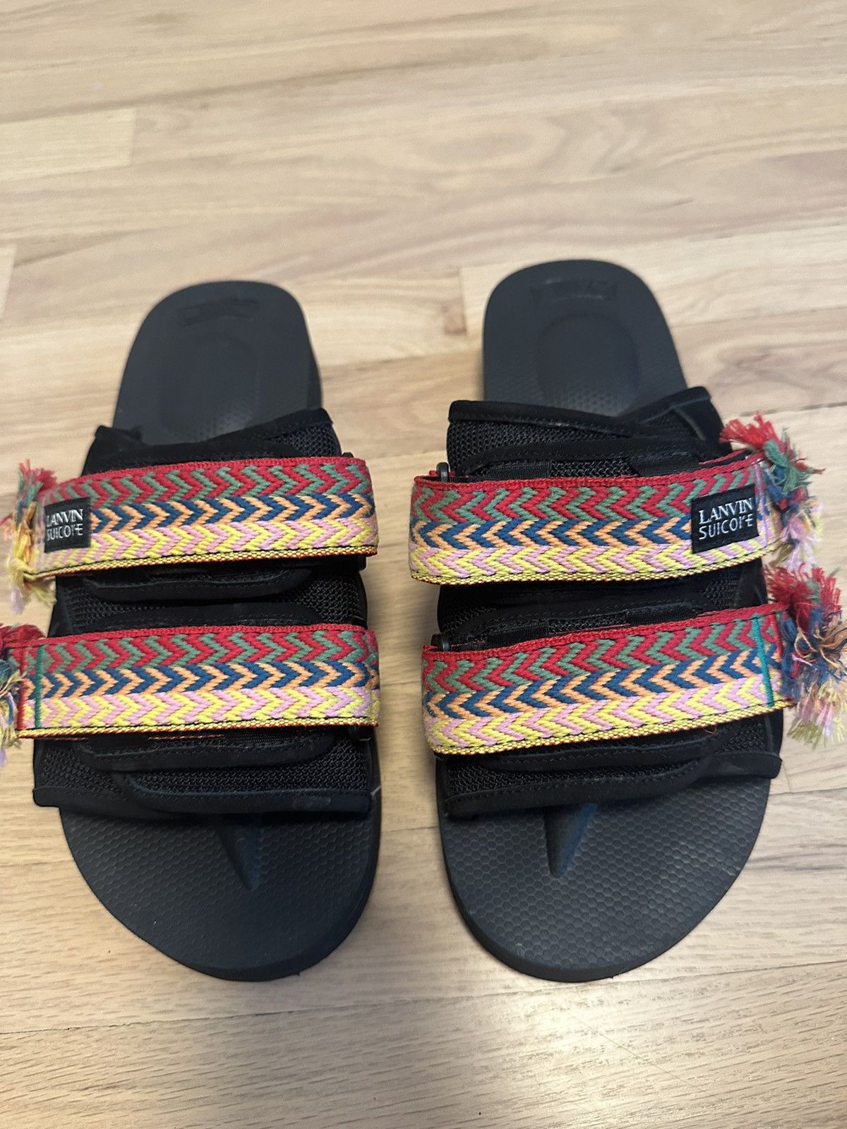 image of Lanvin x Suicoke Sandals in Black, Men's (Size 11)