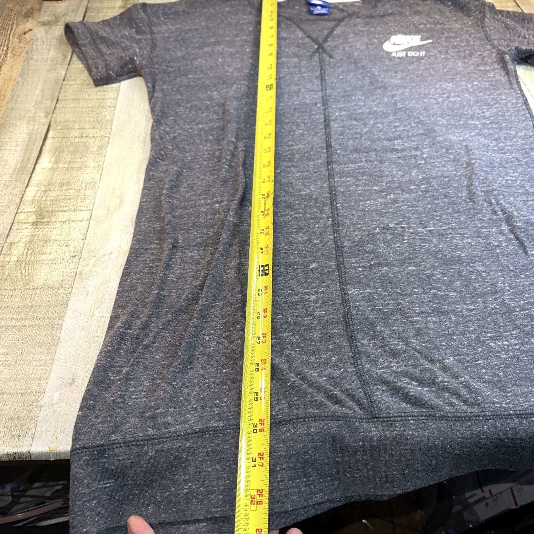 Nike VINTAGE Nike Women’s Gym T-Shirt Dress Size L Grey Dress Women Mens? Size L / US 10 / IT 46 - 4 Thumbnail