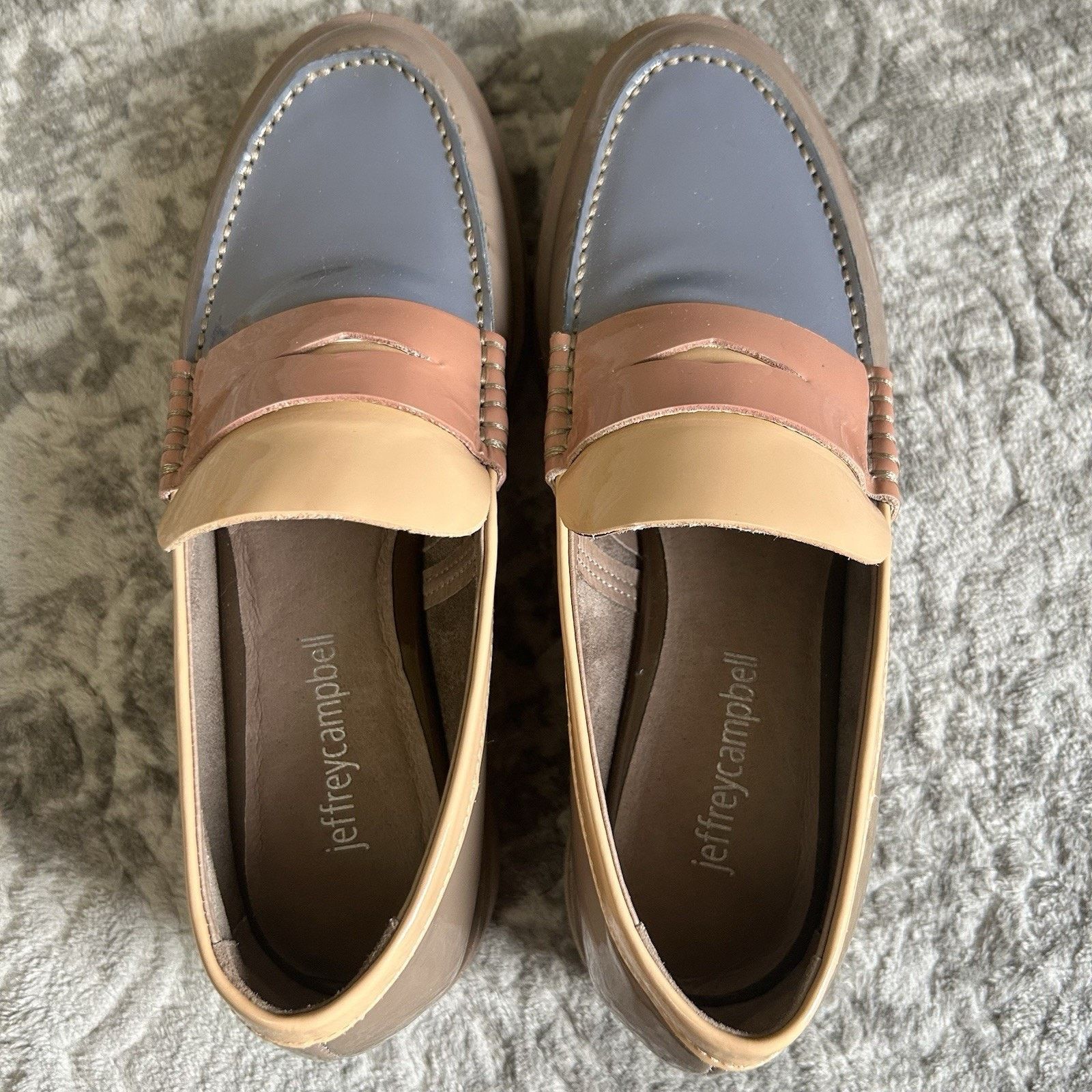 Jeffrey Campbell Jeffrey Campbell Lenna Taupe Leather Loafers Women’s Size 6 Size US 6 / IT 36 - 10 Thumbnail