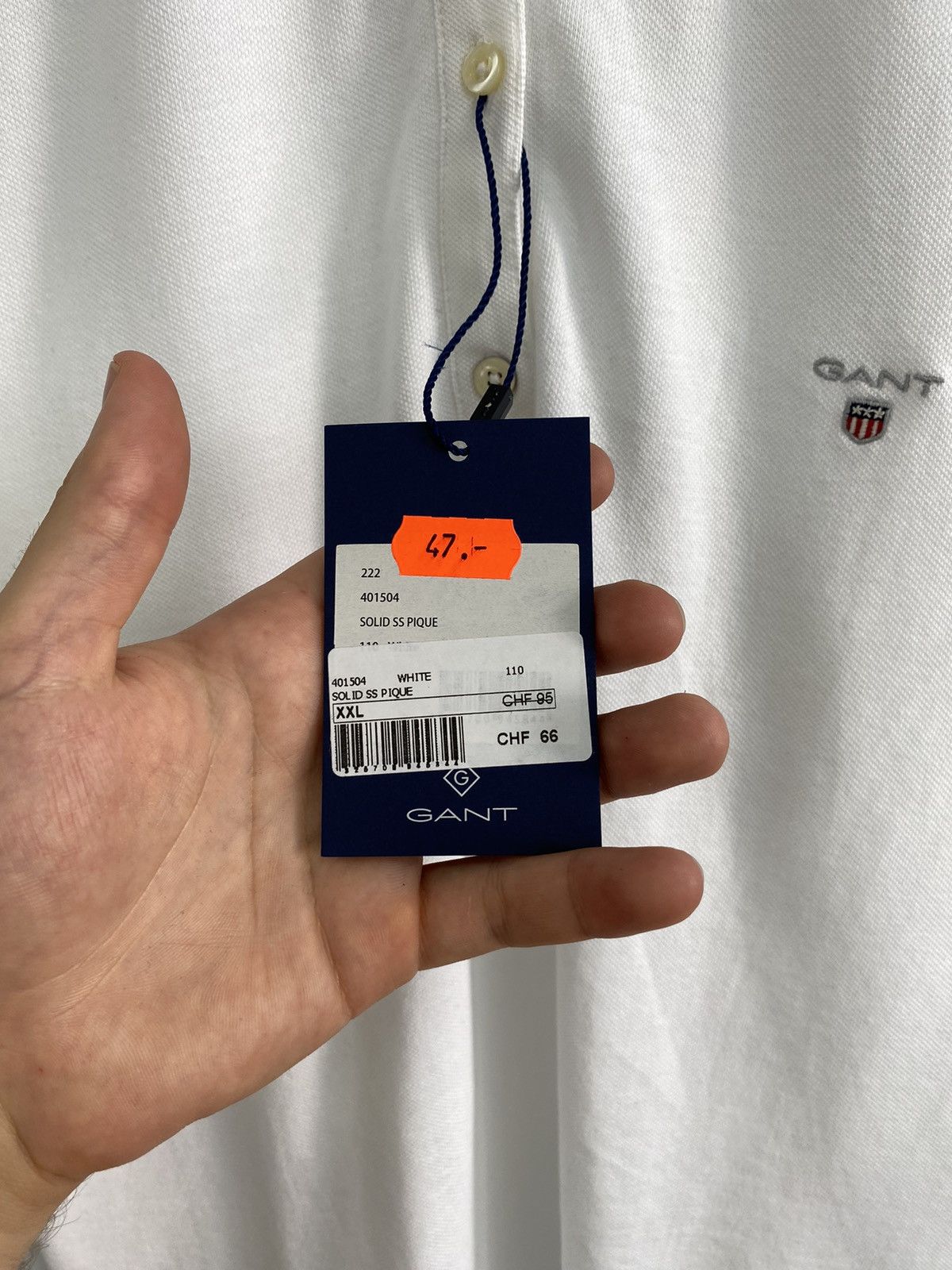 Gant 🇺🇸 Vintage Gant Polo T-Shirt Retro Rare Hype Y2K Size US XL / EU 56 / 4 - 7 Thumbnail
