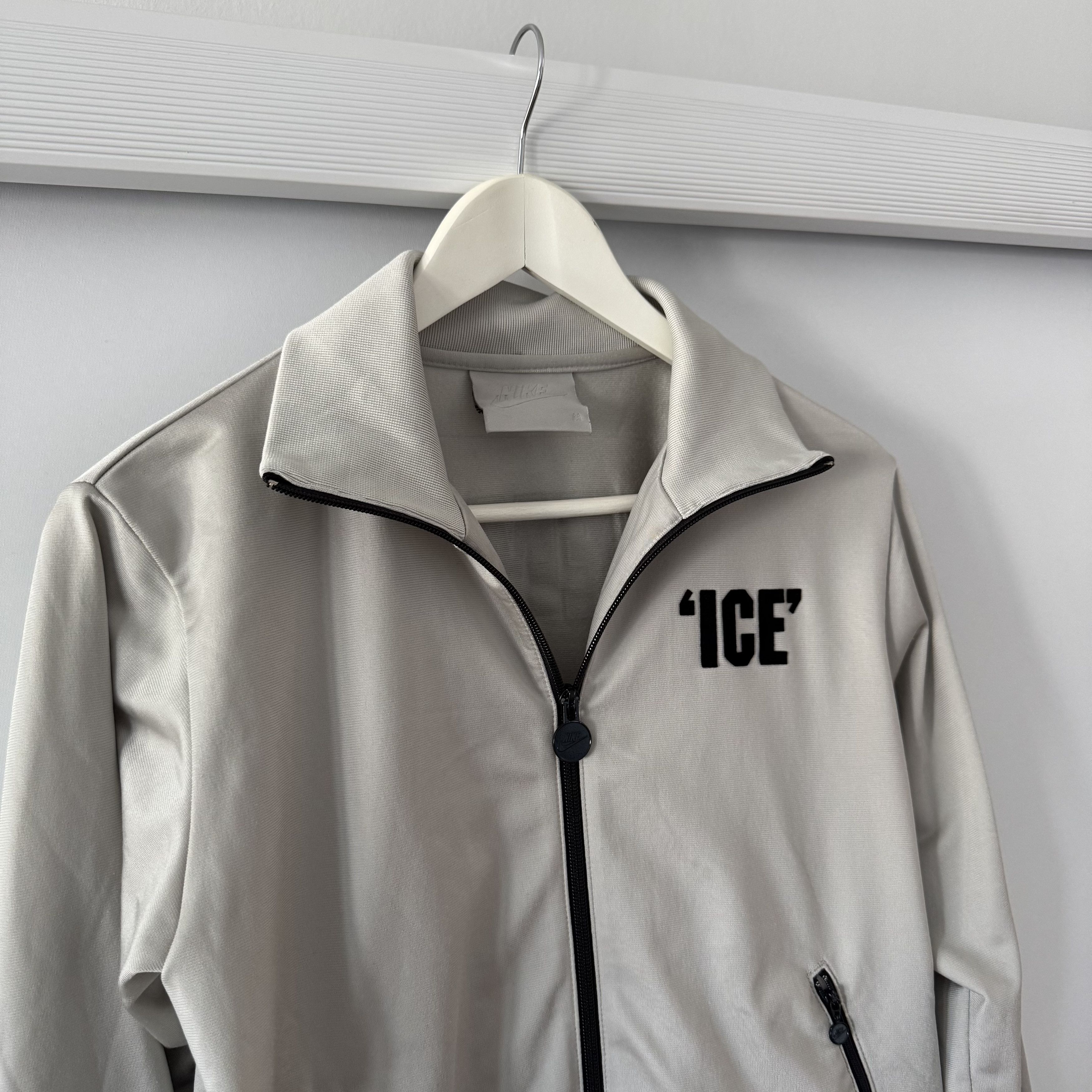 Nike Men's Nike x ICE Iceman Vintage Gray Track Jacket Size M Size US M / EU 48-50 / 2 - 8 Thumbnail