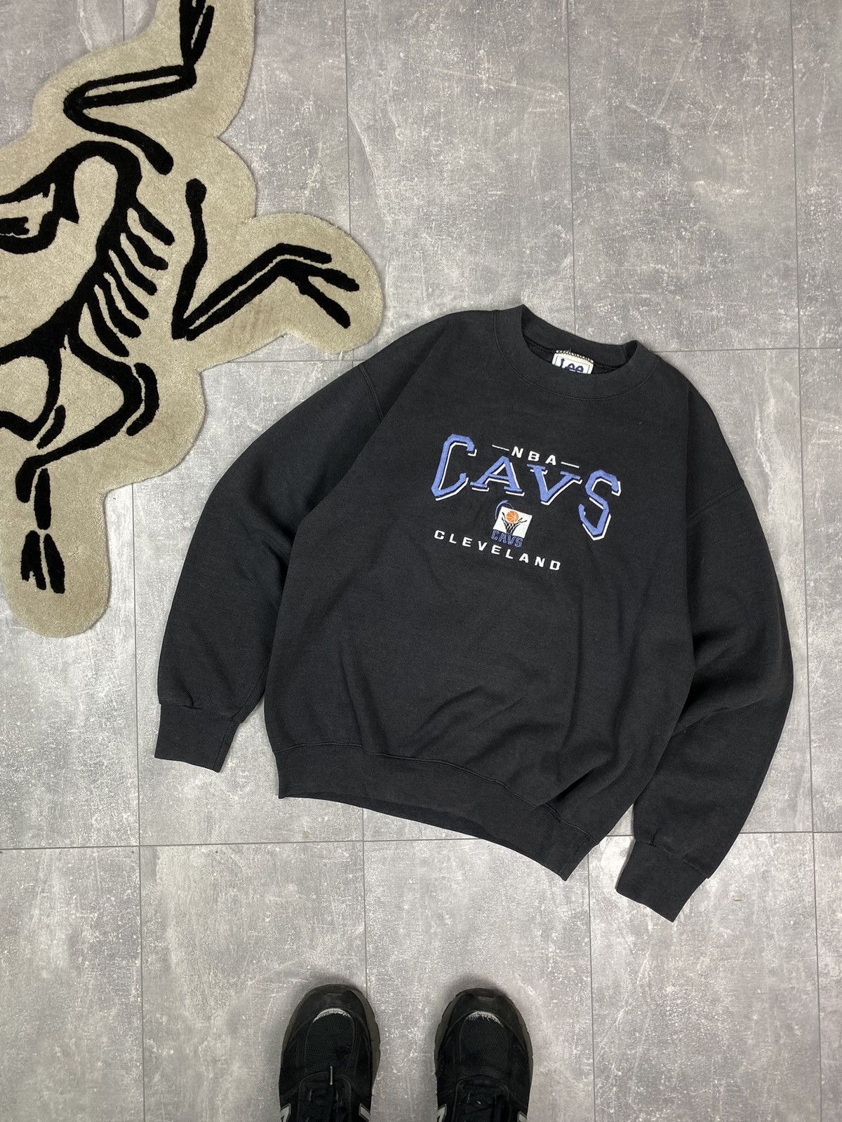 Lee Vintage Lee NBA CAVS Cleveland Sweatshirt Black USA Size US M / EU 48-50 / 2 - 1 Thumbnail