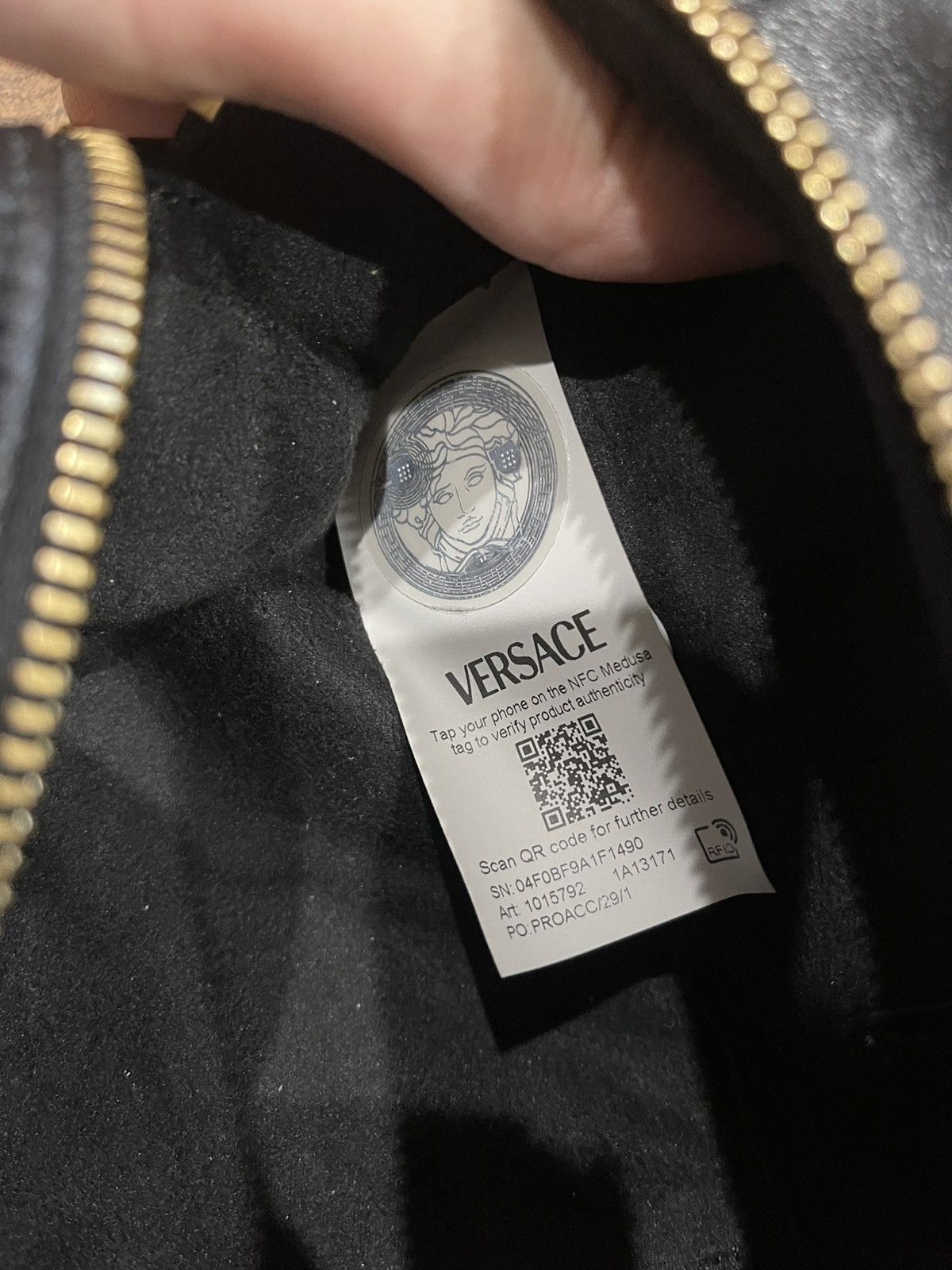 Versace Versace Tag Bowling bag Size ONE SIZE - 5 Thumbnail