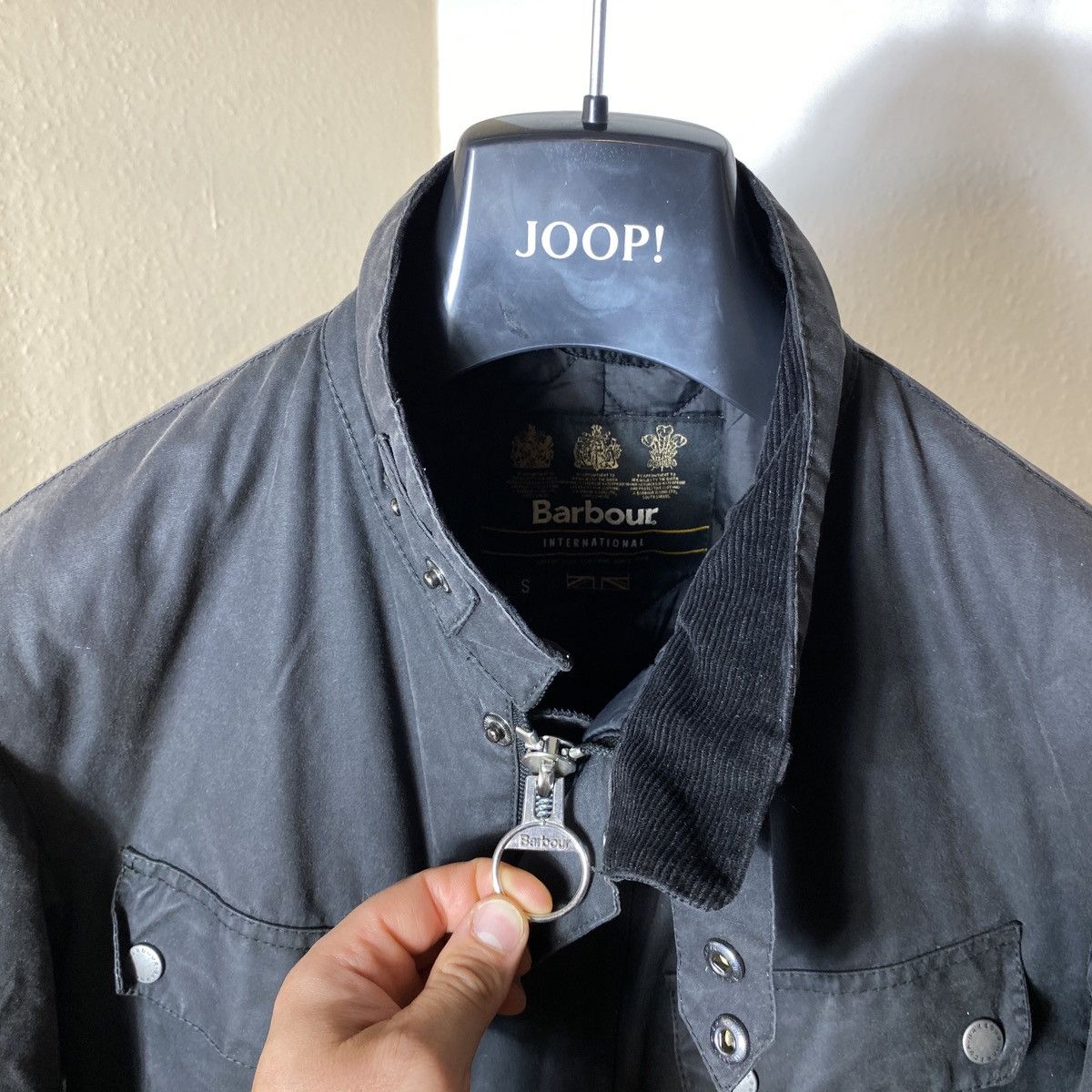 Barbour Wax jacket Barbour International black Size US S / EU 44-46 / 1 - 10 Thumbnail