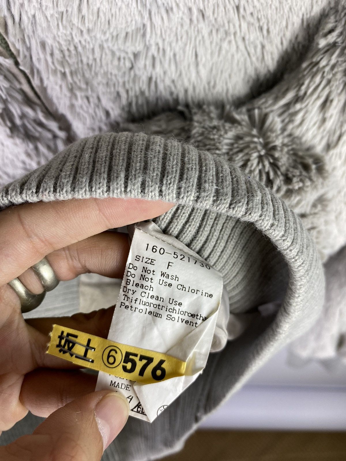 If Six Was Nine × Japanese Brand × Le Grande Bleu (L.G.B.) ray cassin faux fur sherpa gothic ifsixwasnine style Size S / US 4 / IT 40 - 9 Thumbnail