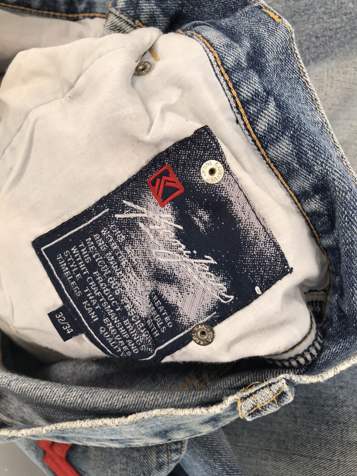 Karl Kani × Vintage Vintage Kani jeans logo embroidered denim Size US 34 / EU 50 - 9 Thumbnail