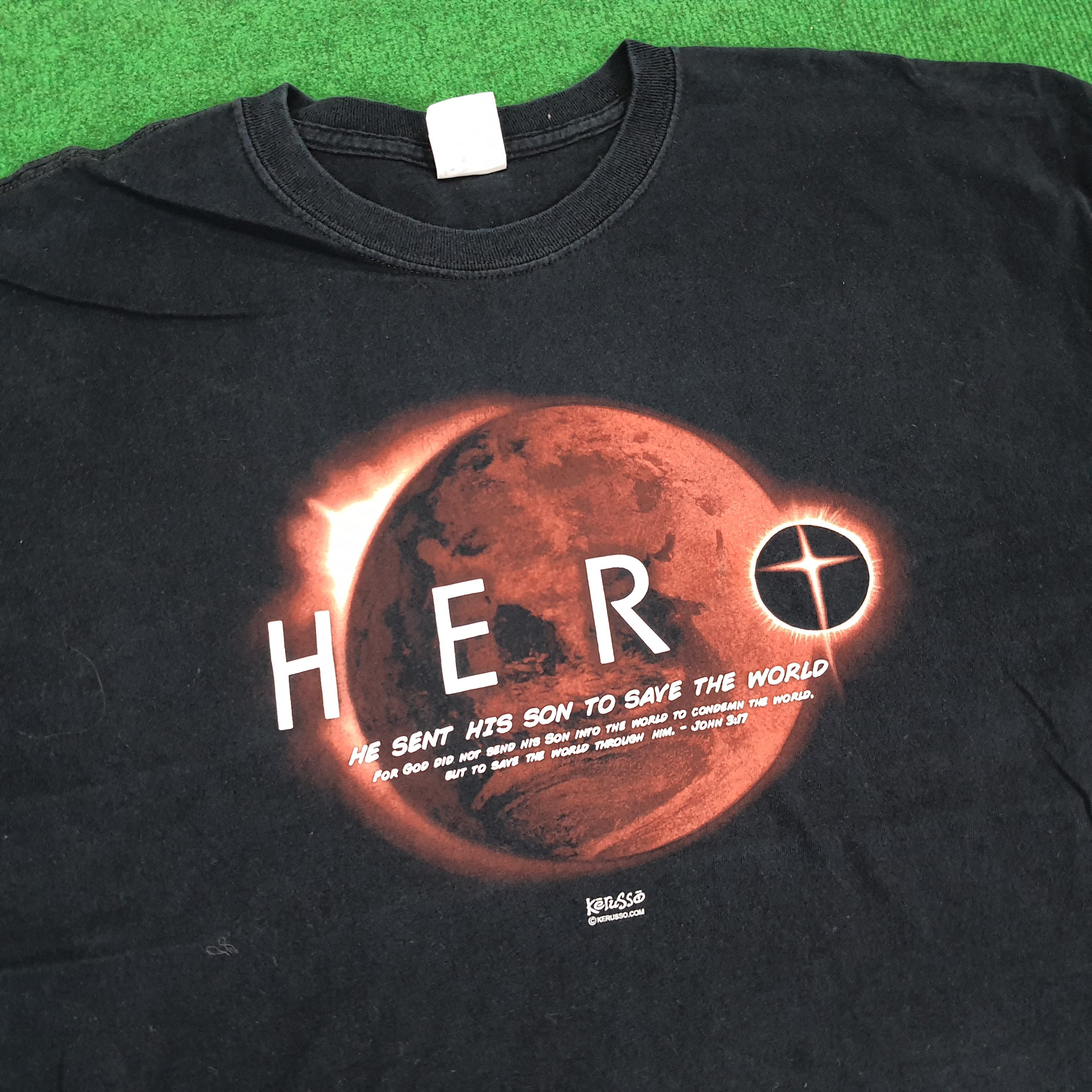 Vintage Vintage HERO by Kerusso Hollywood Series T-shirt Size US XL / EU 56 / 4 - 2 Thumbnail