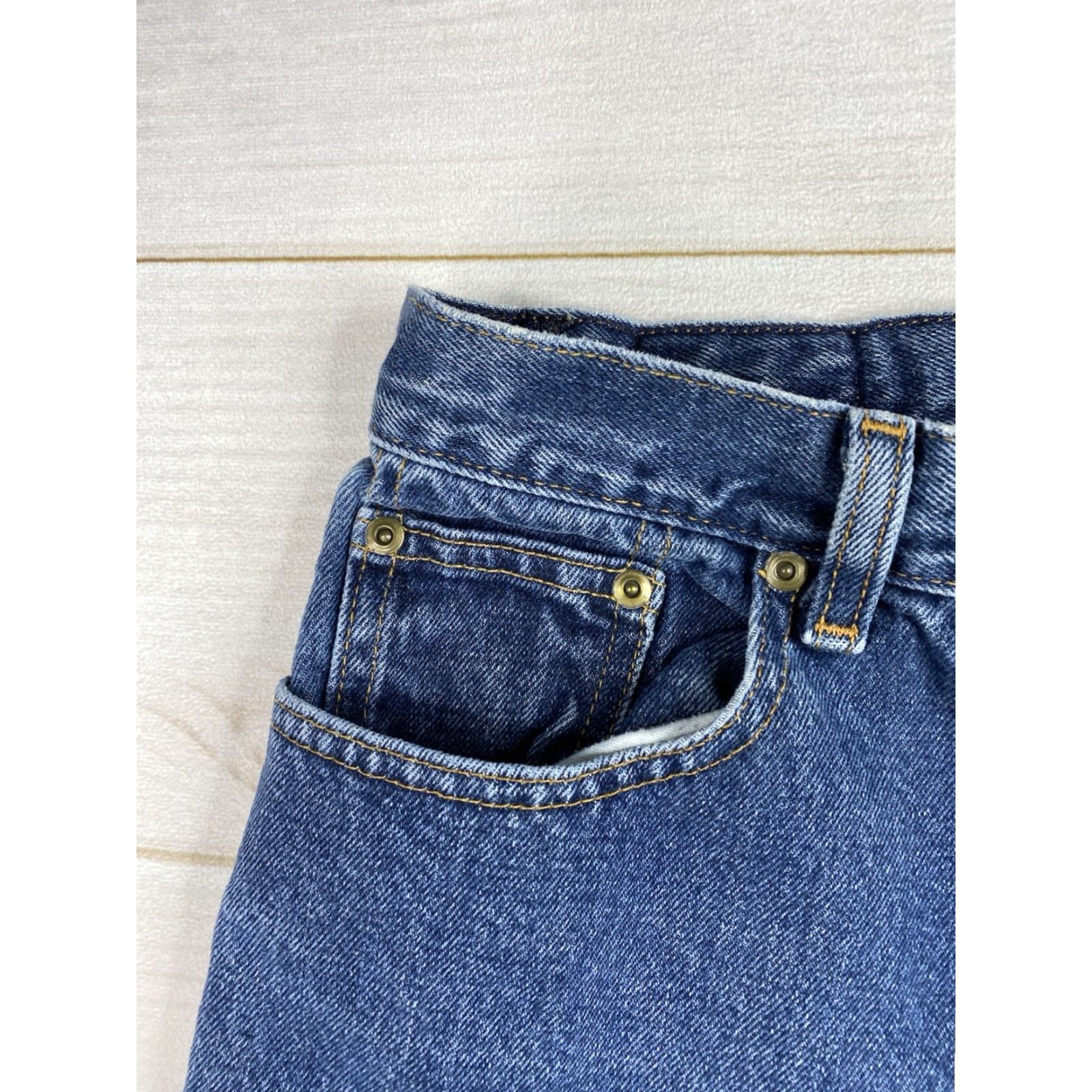 Vintage VINTAGE L.L. Bean Jeans Women 14 M/T Blue Classic Fit High Rise Straight Leg 90s VTG Mom Mens Womens Girls? Size 36" / US 14 / IT 50 - 3 Thumbnail