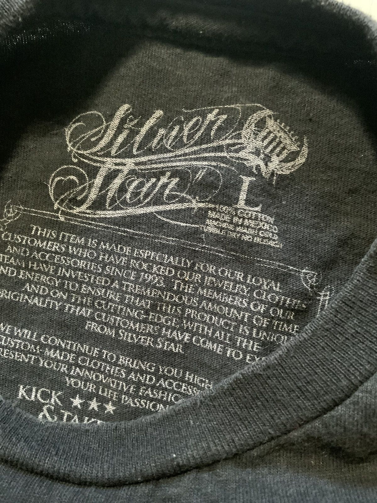 Vintage Vintage Y2K Silver Star Colt 38 Revolver Cyber Grunge TShirt Size US L / EU 52-54 / 3 - 6 Thumbnail