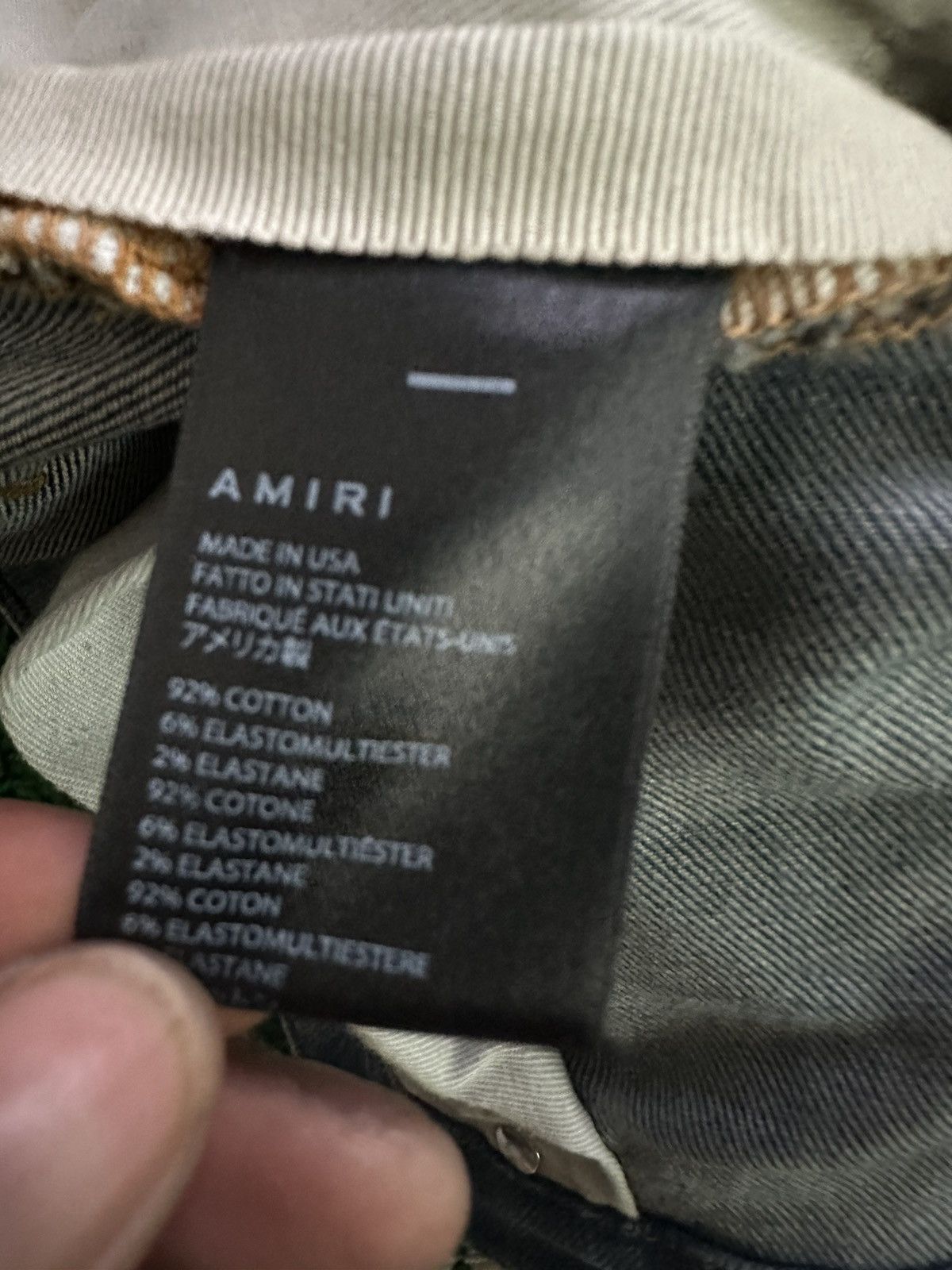 Amiri Amiri Faded Blue Jeans Size US 34 / EU 50 - 8 Thumbnail