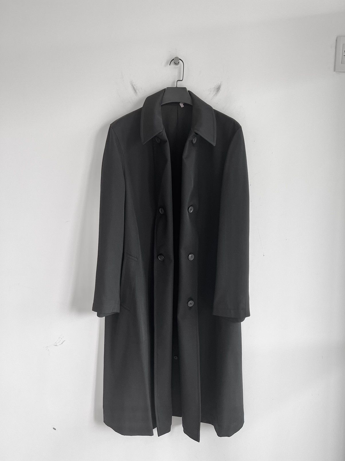 Yohji Yamamoto Yohji Yamamoto REGULATION - 8B DOUBLE BREASTED COAT Size US L / EU 52-54 / 3 - 14 Thumbnail