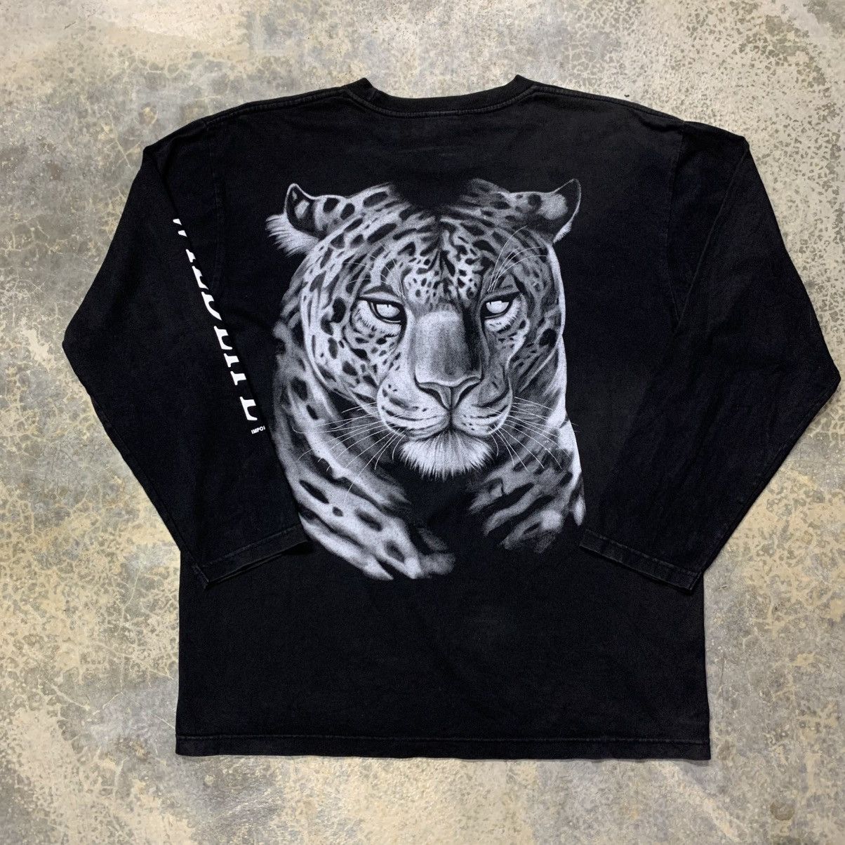 Habitat × Japanese Brand × Vintage Vintage Tiger Wild Life mirror print tee Size US L / EU 52-54 / 3 - 2 Thumbnail