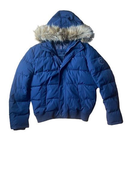 Tommy Hilfiger Tommy Hilfiger Puffer Jacket with Fur Hood Size M / US 6-8 / IT 42-44 - 1 Thumbnail