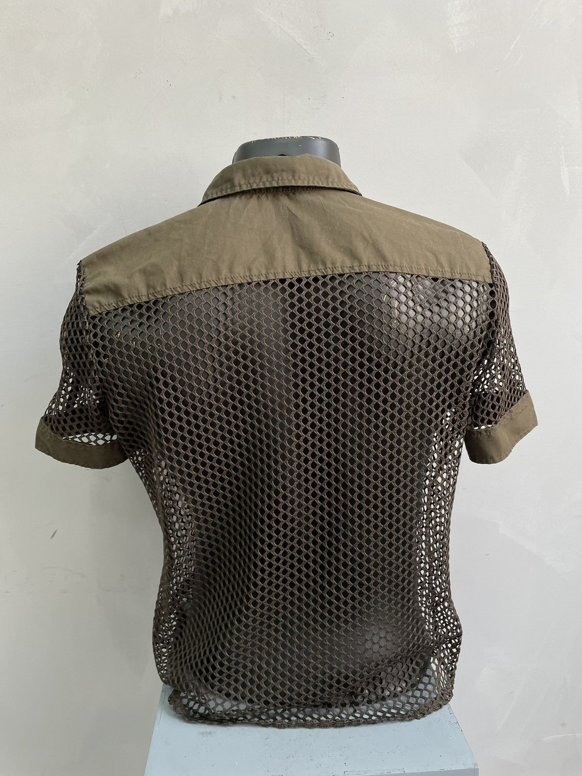 Junya Watanabe Rare mesh top cargo pockets Japanese style y2k shirt Size US S / EU 44-46 / 1 - 4 Thumbnail