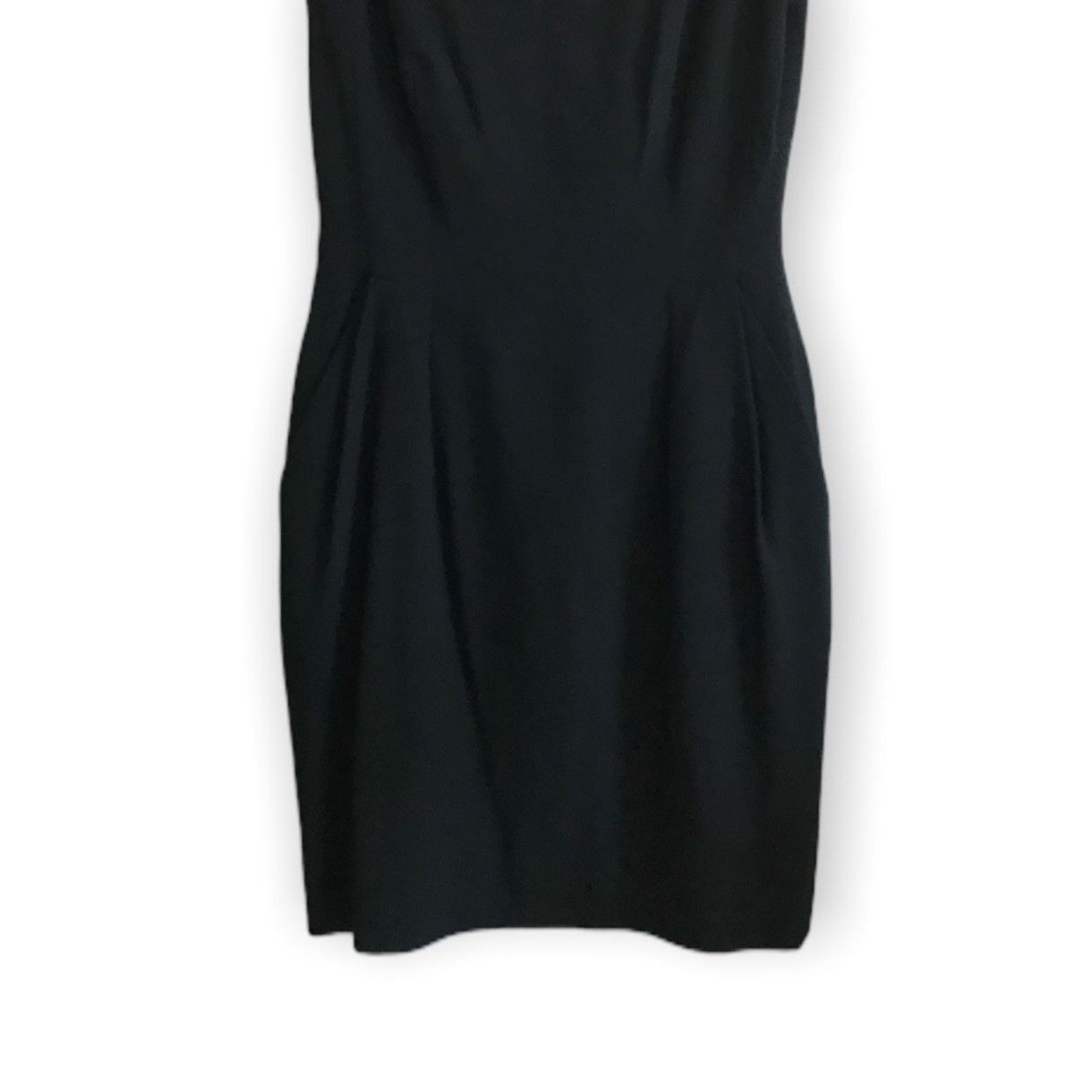 Donna Karan Vintage Donna Karan Black Wool Dress Size 4 Sleeveless USA M Size S / US 4 / IT 40 - 7 Thumbnail