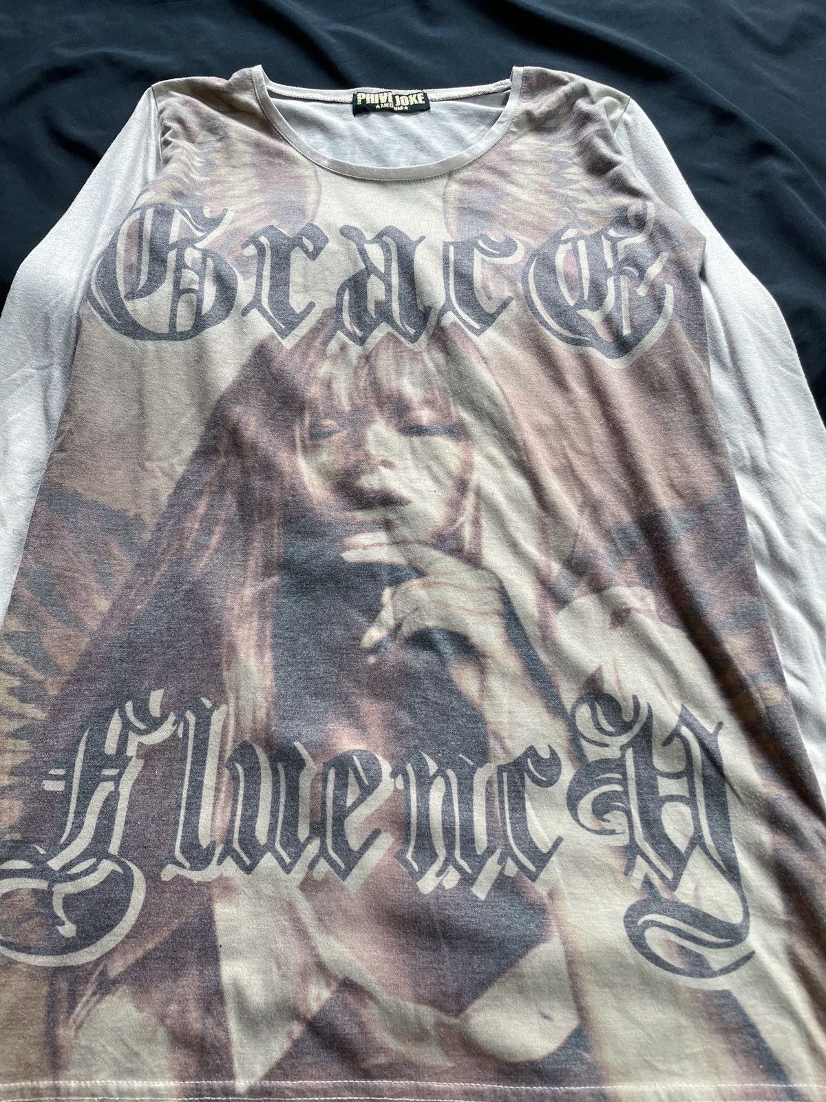 Japanese Brand GRAVE IDENTITY PRINTED LONG SLEEVE Size US M / EU 48-50 / 2 - 3 Thumbnail