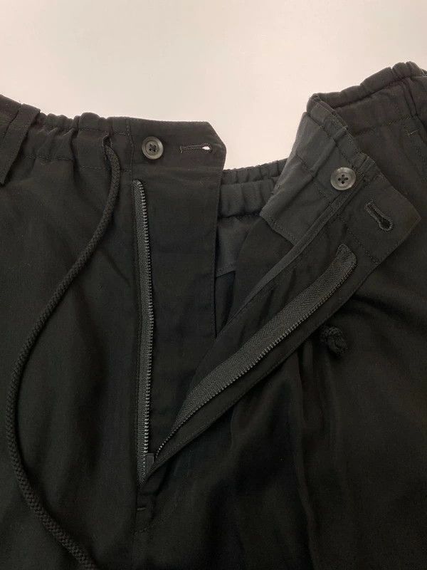 Worldwide Youth Yohji Yamamoto POUR HOMME 19SS crow karasu pants HH-P48-201 Size US 36 / EU 52 - 3 Thumbnail