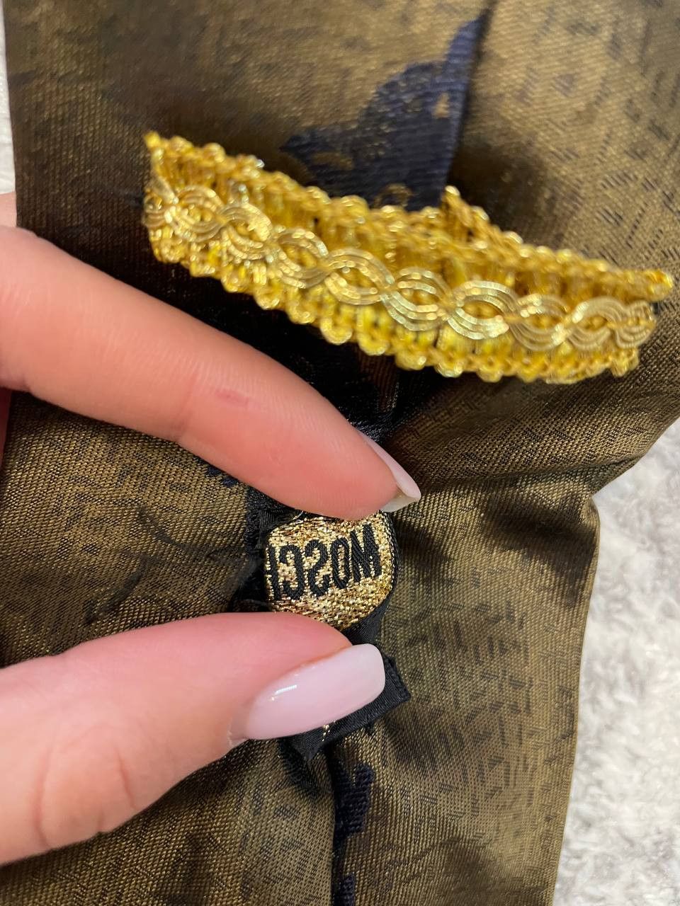 Moschino Vintage Moschino Cravatte Silk Tie Made in Italy-Cat Pattern Size ONE SIZE - 8 Thumbnail