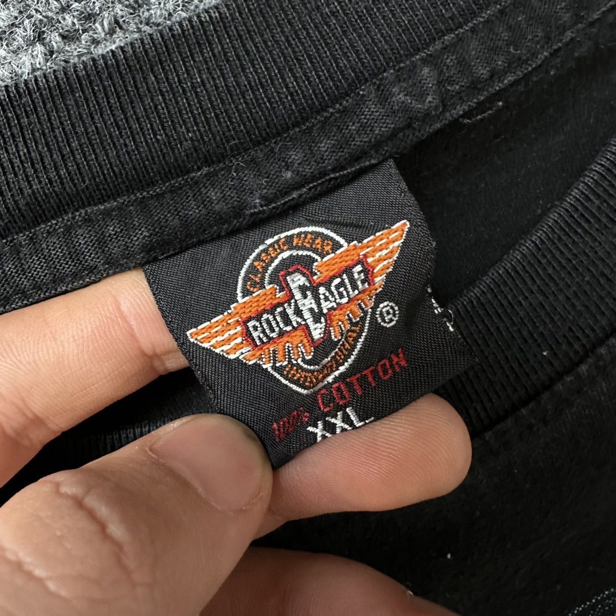 Harley Davidson VTG Rock Eagle Moto Long-sleeve T-shirts Racing Wid Single Size US XXL / EU 58 / 5 - 10 Thumbnail