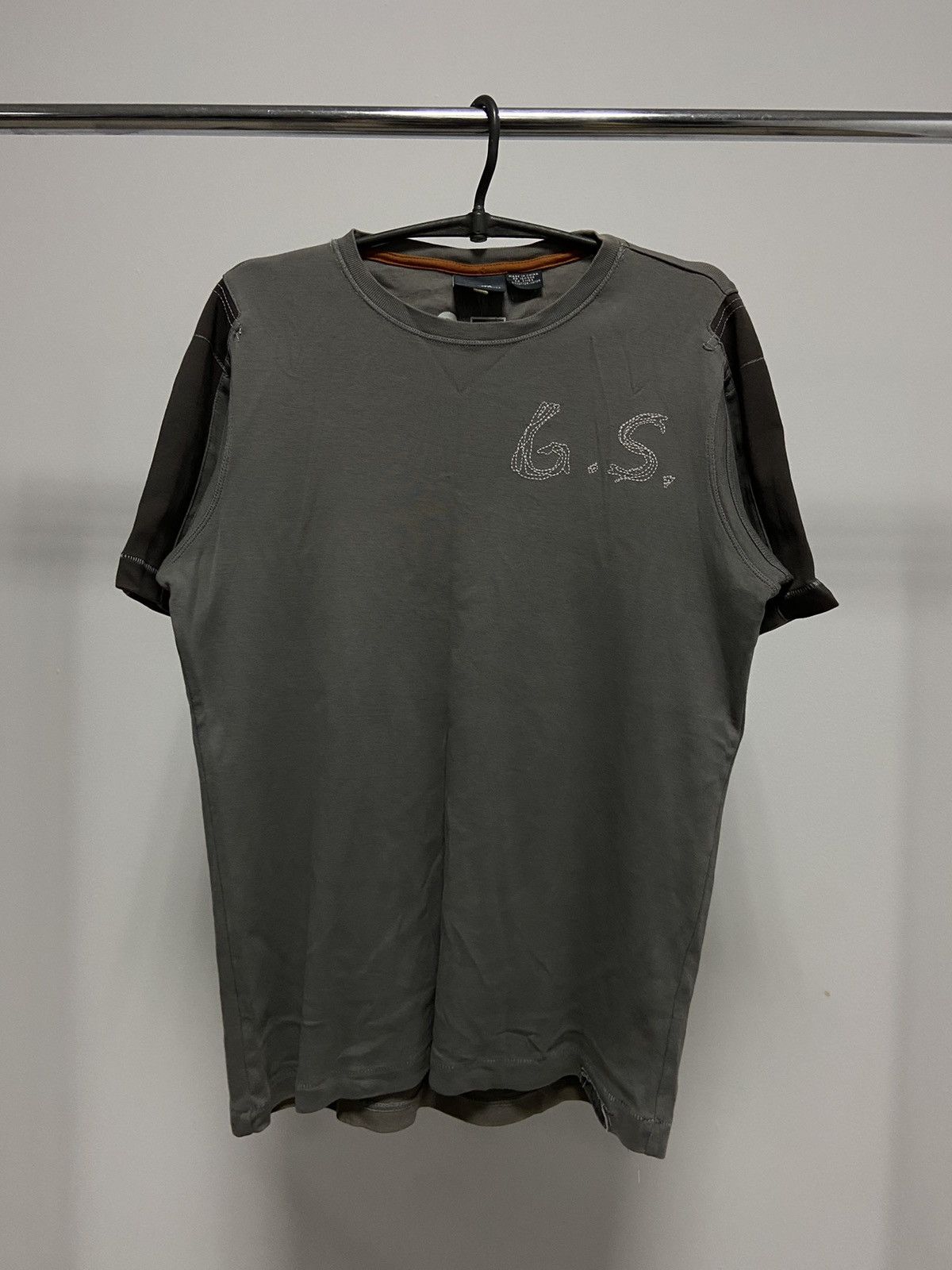 G-Star × Vintage G Star Raw Vintage 90s Big Logo T Shirt South east Size US XL / EU 56 / 4 - 2 Thumbnail