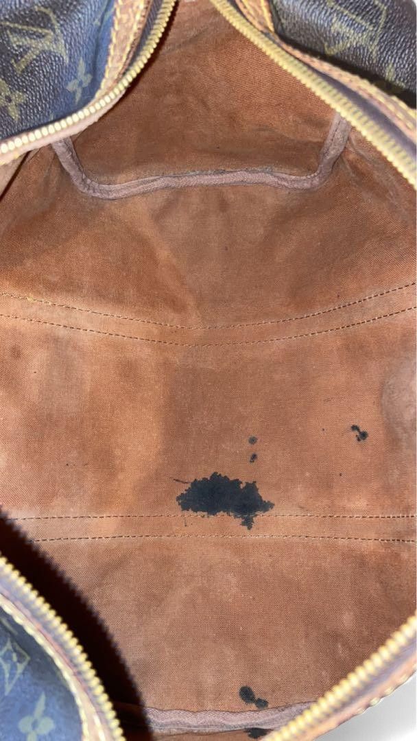 Louis Vuitton Louis Vuitton - Saxe 35 Monogram Boston LV Handbag Leather Size ONE SIZE - 9 Thumbnail