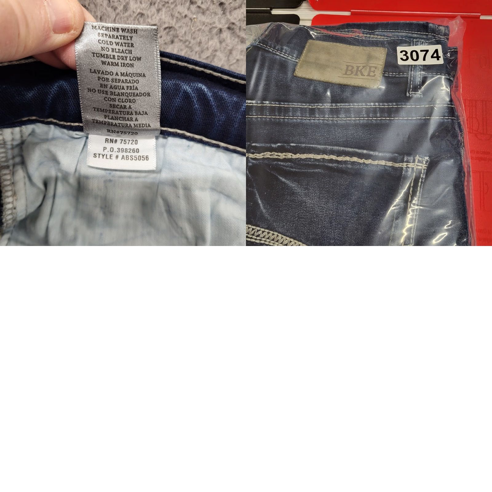 Vintage BKE Alec Straight Stretch Jean Mens Size 32x34 Light Low Rise Denim Actual 30x34 Size US 32 / EU 48 - 9 Thumbnail