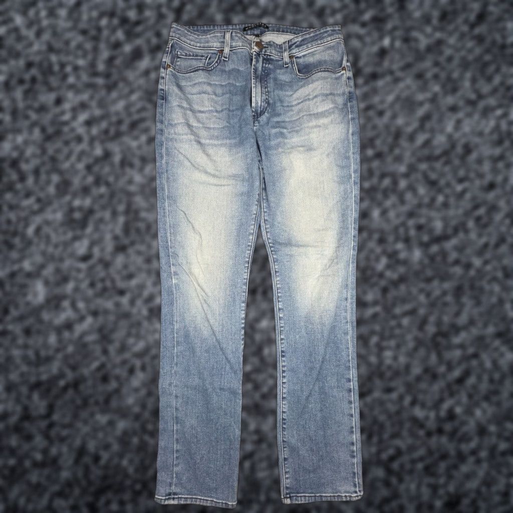 MONFRERE Monfrere Jeans Men 34 Sl im 32 x 30 Blue Florence Wash 1017 Deniro Stretch Jeans Mens Slim Mid 30 Inseam 5-Pocket Denim Zip Button Logo Shirt Size US 32 / EU 48 - 1 Thumbnail