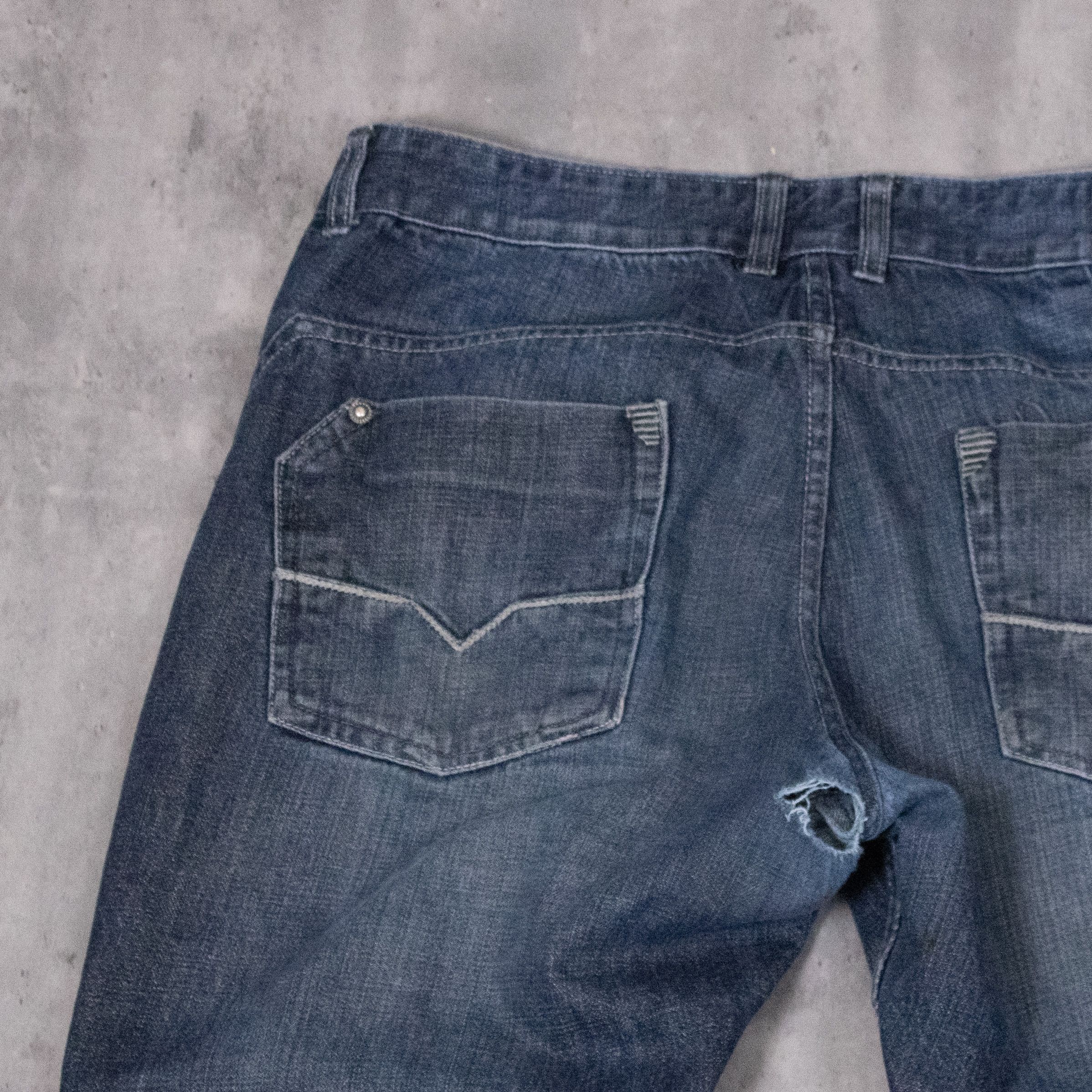 Other Y2K 2000's Smog Baggy Relax Fit Carrot Fit Indigo Denim Size US 36 / EU 52 - 17 Thumbnail