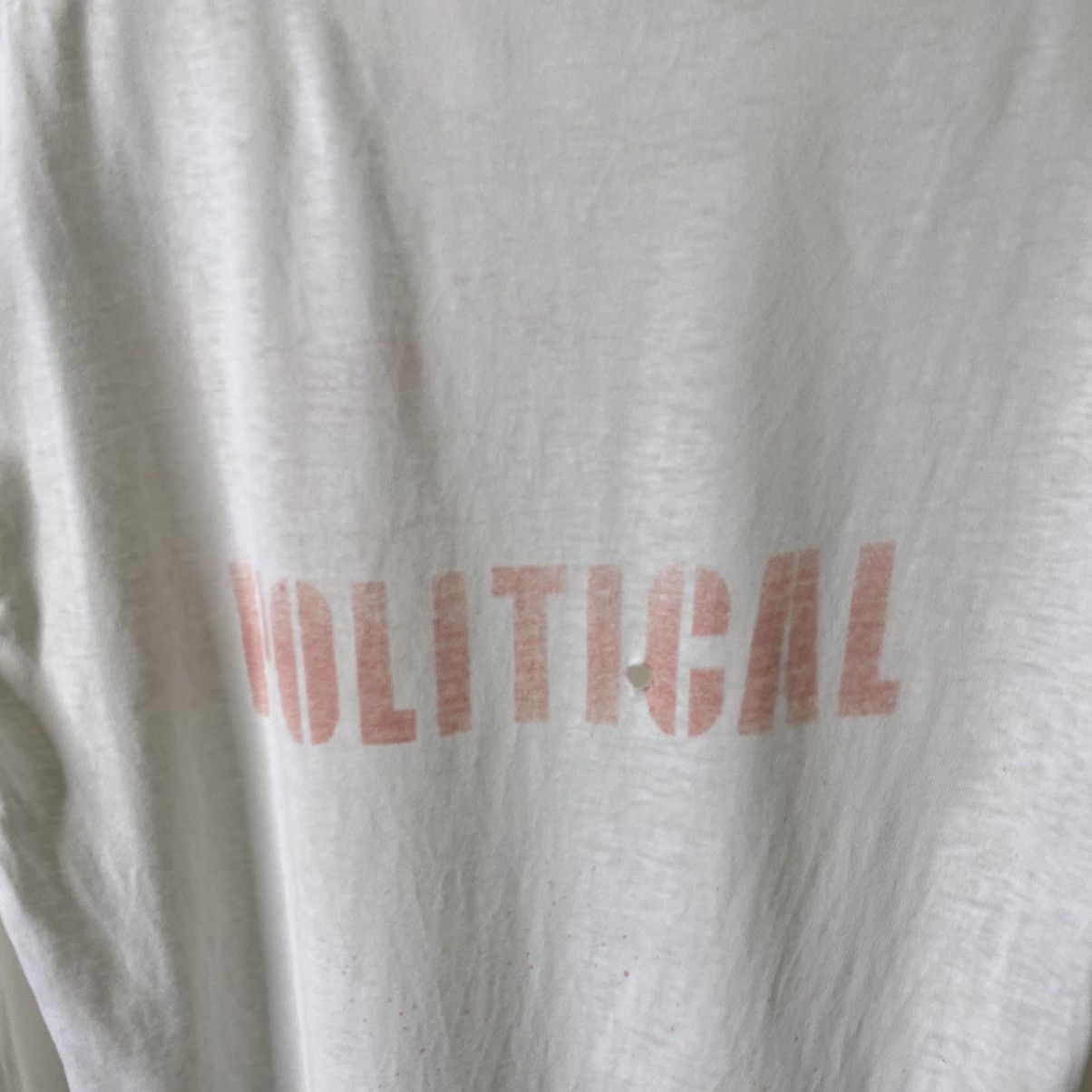 Peanuts Vintage 90s Snoopy Political Vicious Circle Distressed LS T Size US M / EU 48-50 / 2 - 3 Thumbnail