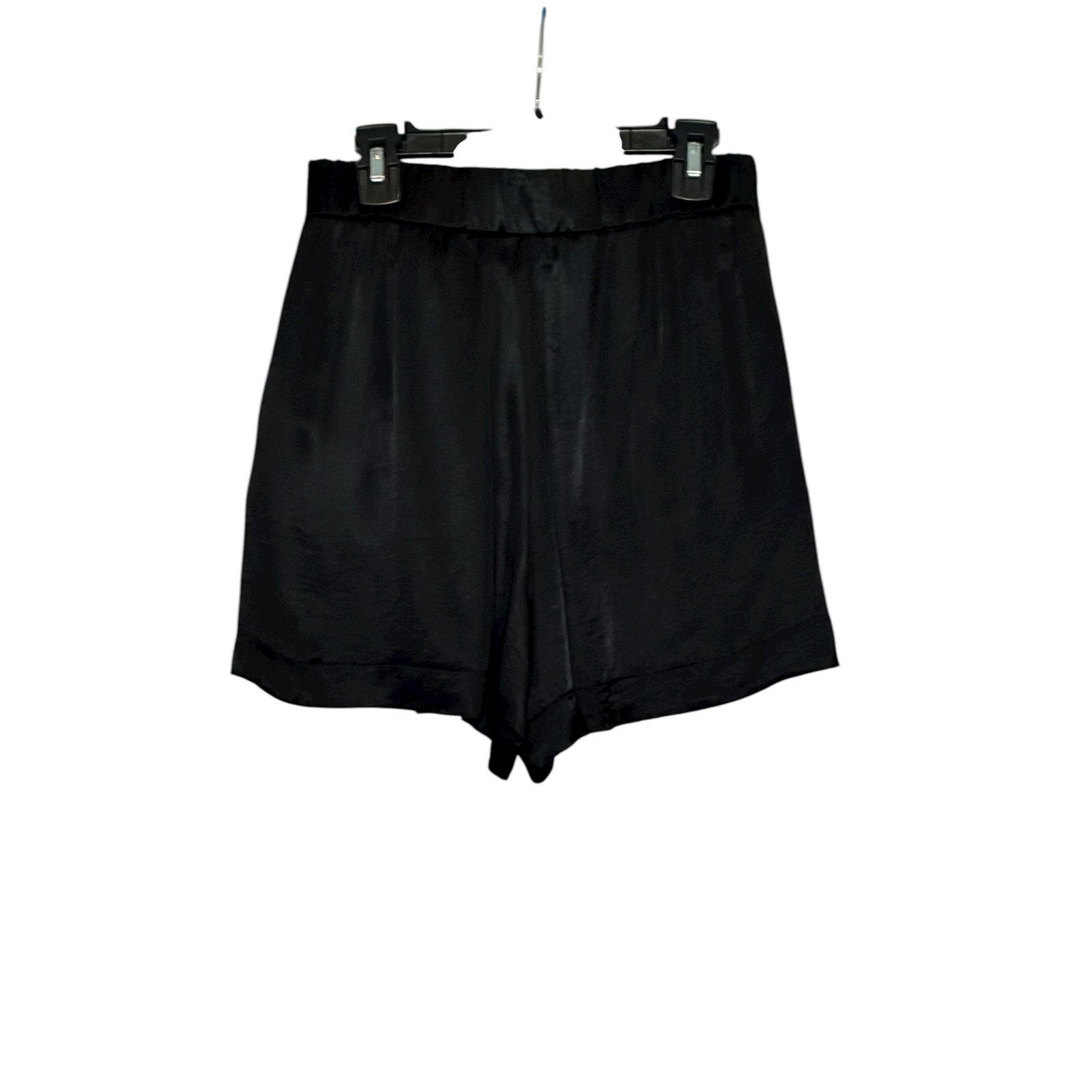 Zara Zara black satin pleated short size XS Size 27" / US 4 / IT 40 - 8 Thumbnail