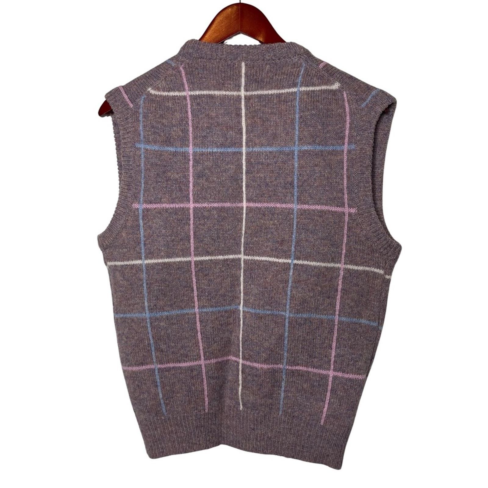 Vintage B. Altman & Co. 100% wool V neck button front vest Menswear