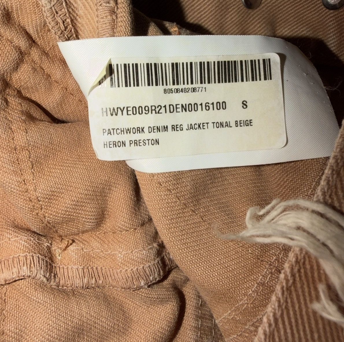 Heron Preston HERON PRESTON AW2021 PATCHWORK DENIM JACKET Size S / US 4 / IT 40 - 8 Thumbnail