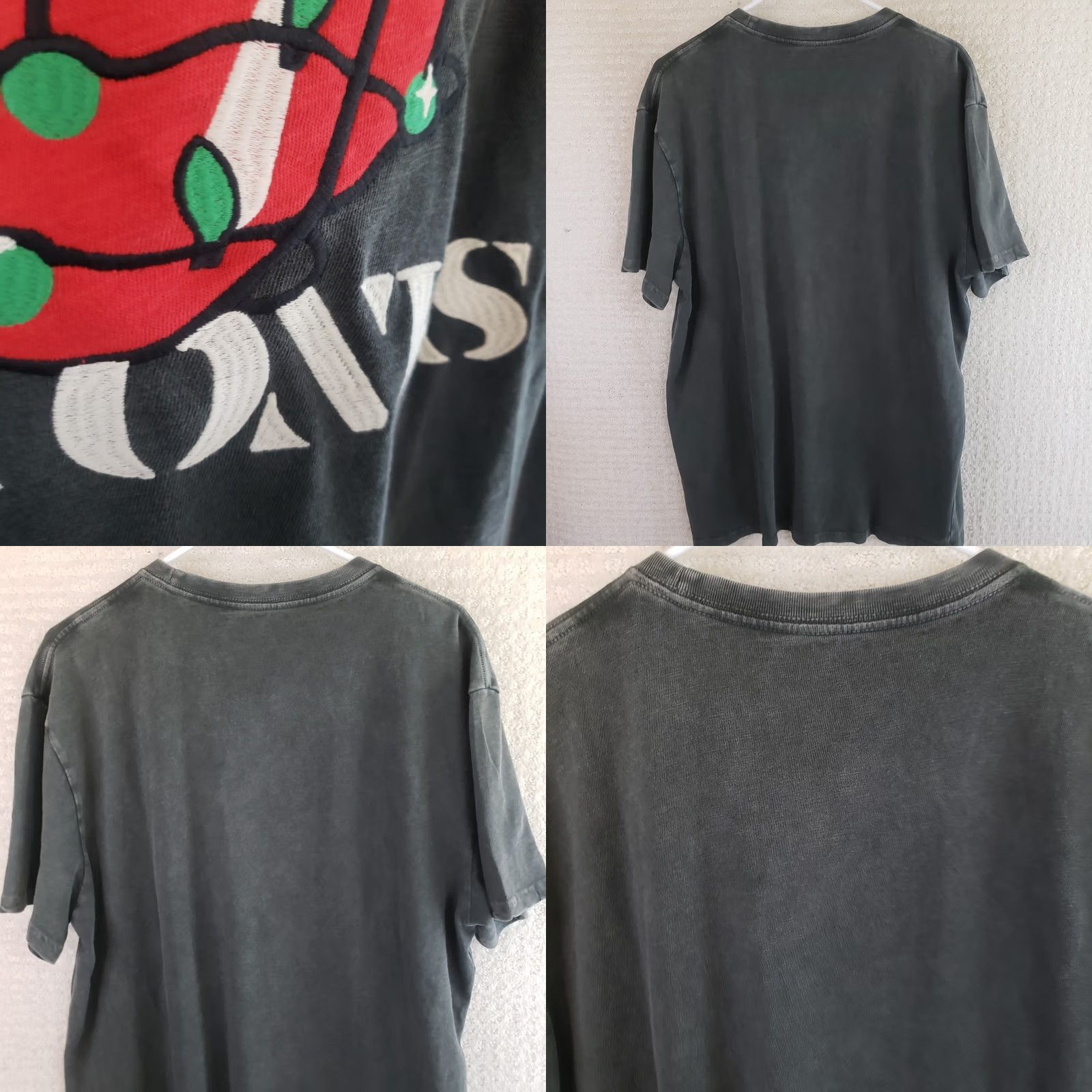 Lucky Brand Lucky Brand Stones Embroidered Graphic T Shirt XL Black Stone Washed Rolling Stones Logo Tee Mens Short Sleeve Vintage Look Size US XL / EU 56 / 4 - 8 Thumbnail