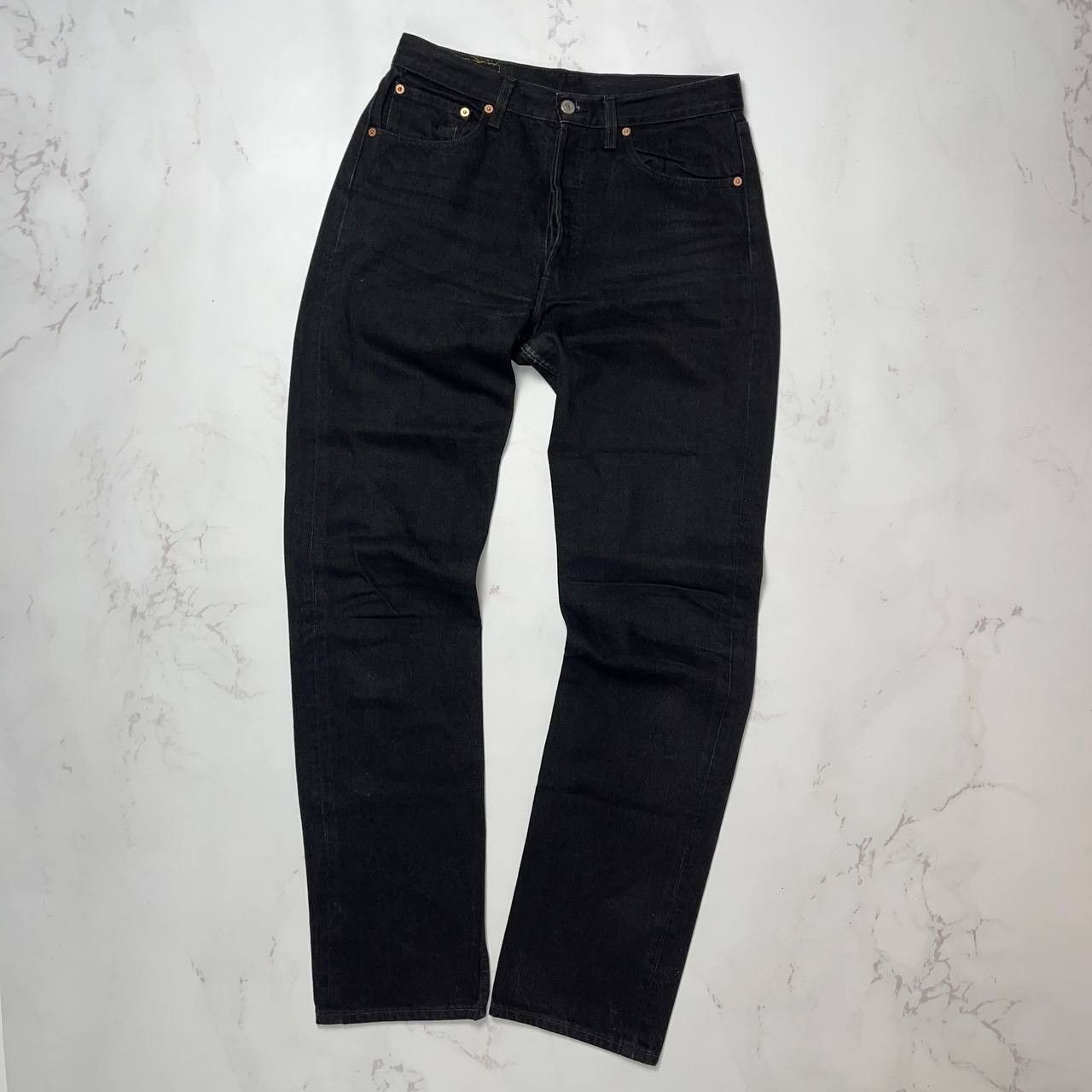 Levi's LEVIS 501 VINTAGE Y2K BLACK DENIM JEANS STREETWEAR STYLE Size US 33 - 1 Thumbnail