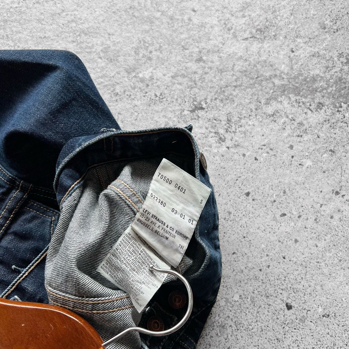 Levi's × Levi's Vintage Clothing × Vintage Levis Womens Vintage Blue Denim Jean Jacket Pockets Logo Size S / US 4 / IT 40 - 6 Thumbnail