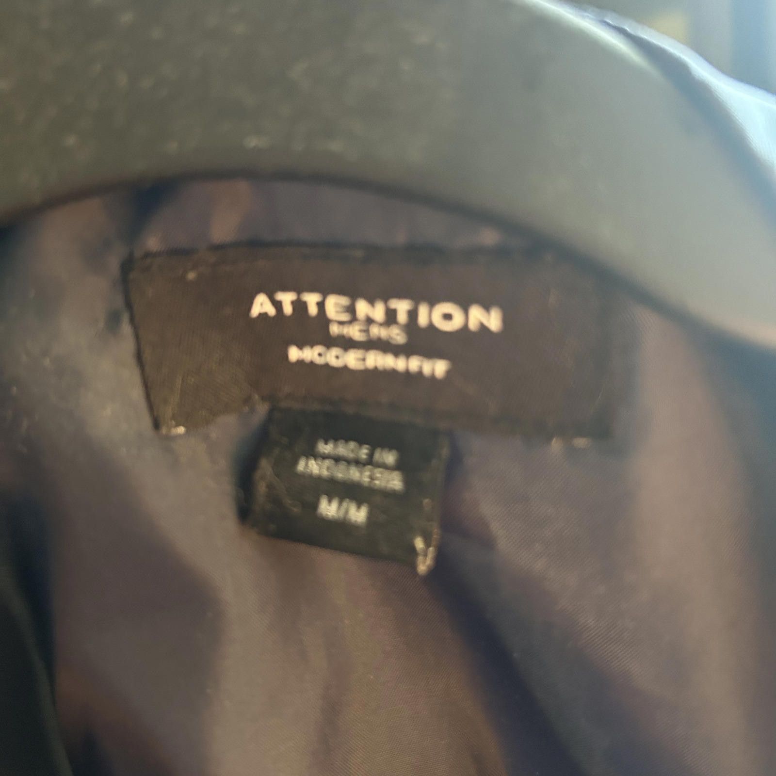 Other Attention Men's Modern Fit Gray Vest - Medium Size 38R - 2 Thumbnail