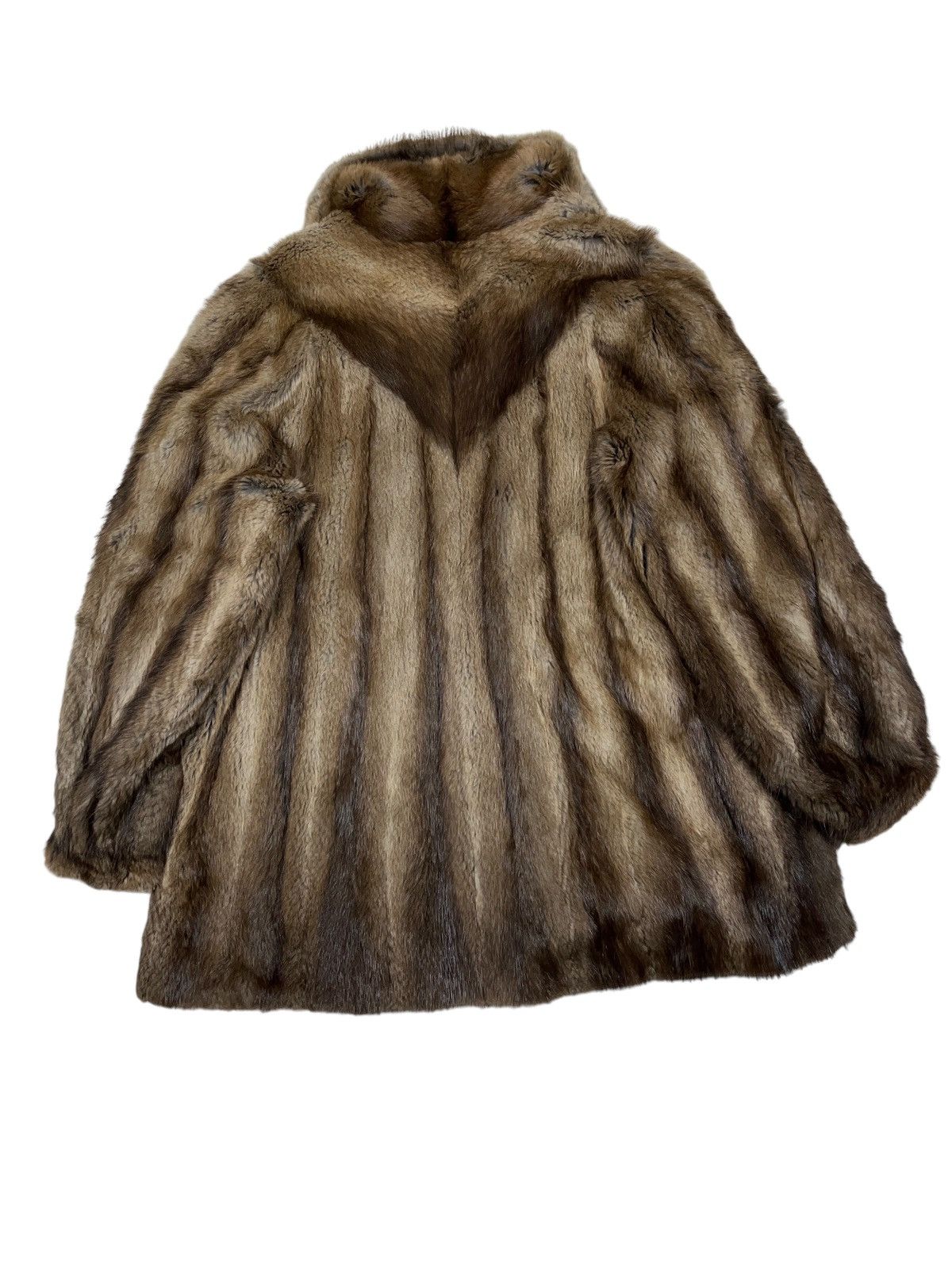 Vintage Vintage Mink Fur Coat Jacket Size L / US 10 / IT 46 - 2 Thumbnail